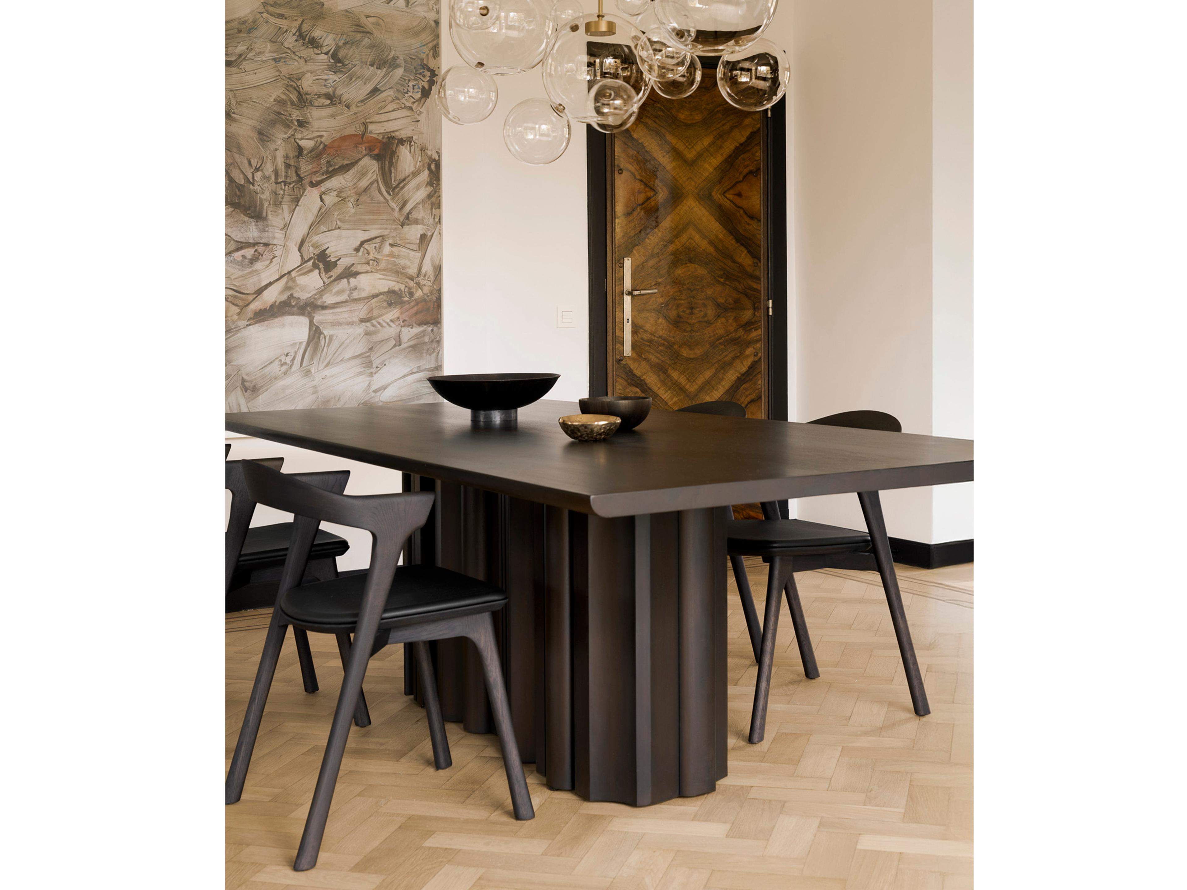 Ethnicraft Sequence Mahogany Wood Dining Room Set