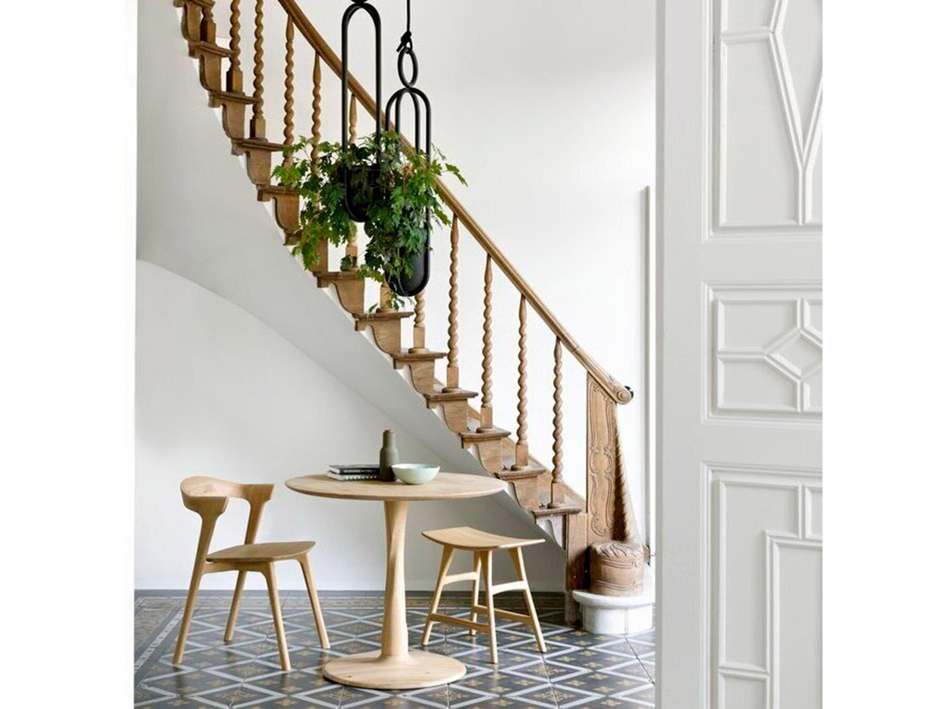 Ethnicraft Torsion Oak Wood Dining Room Set