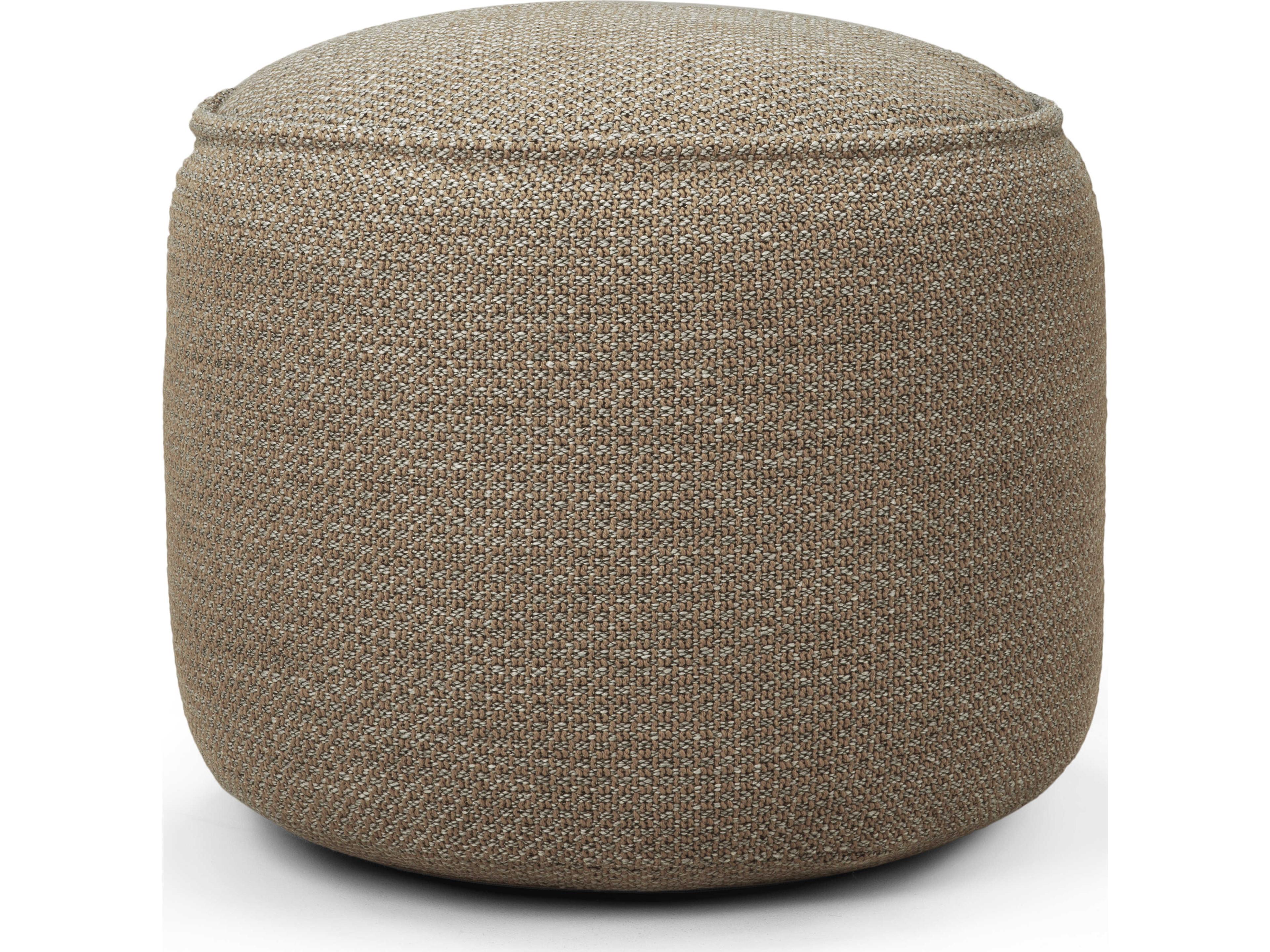 Ethnicraft Outdoor Donut Mocha Pouf