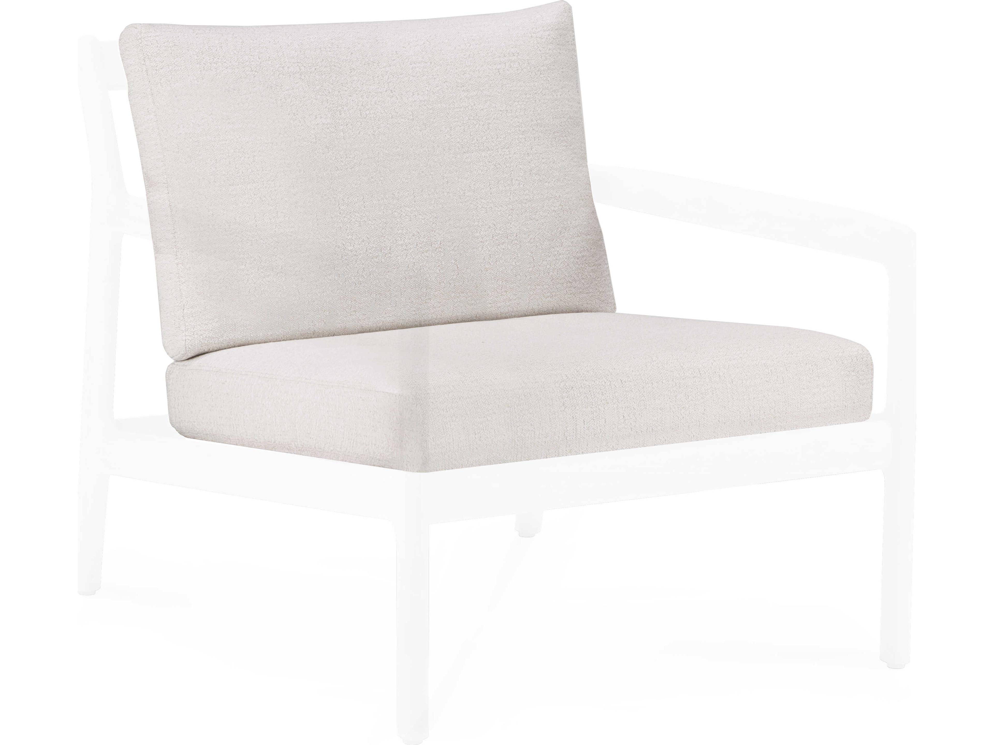 Ethnicraft Outdoor Jack 1 Seater Lounge Chair Cushion Set