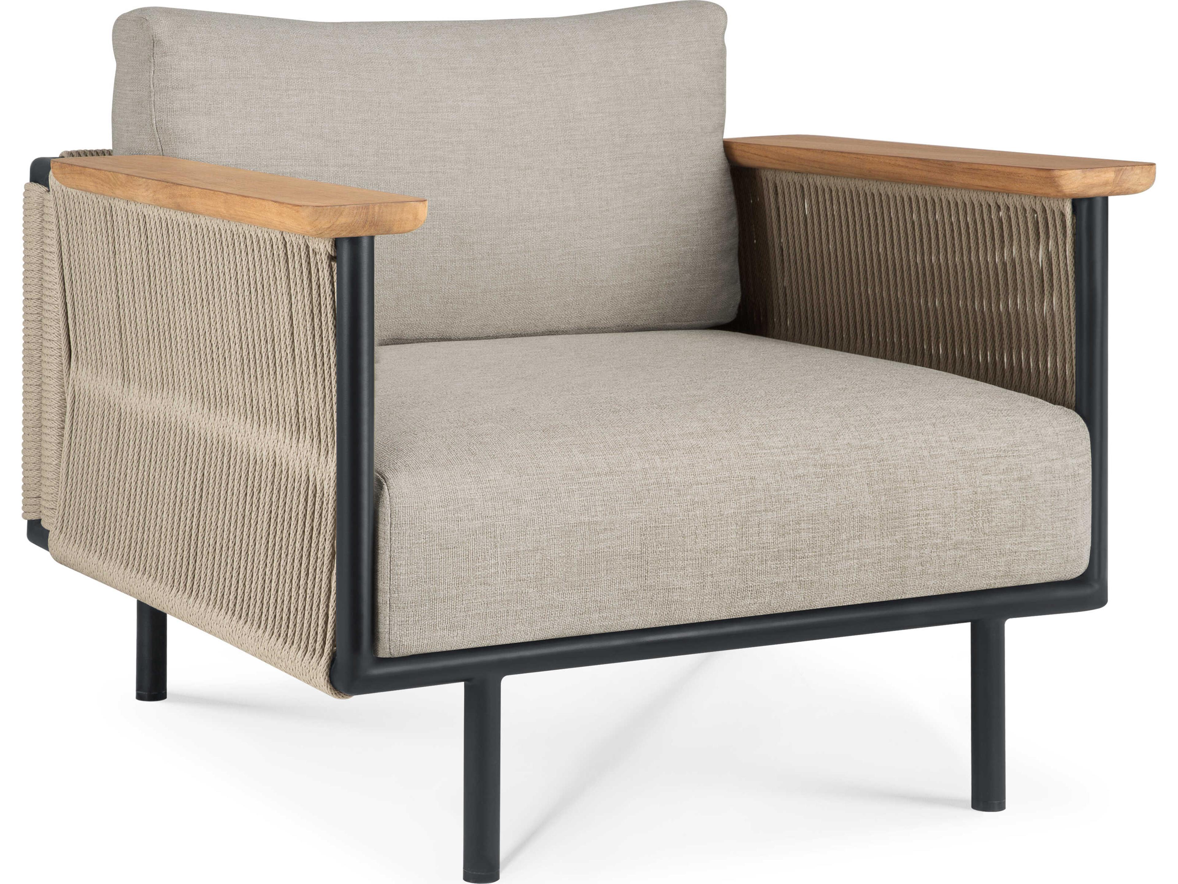 Corbey Aluminium Black Lounge Chair