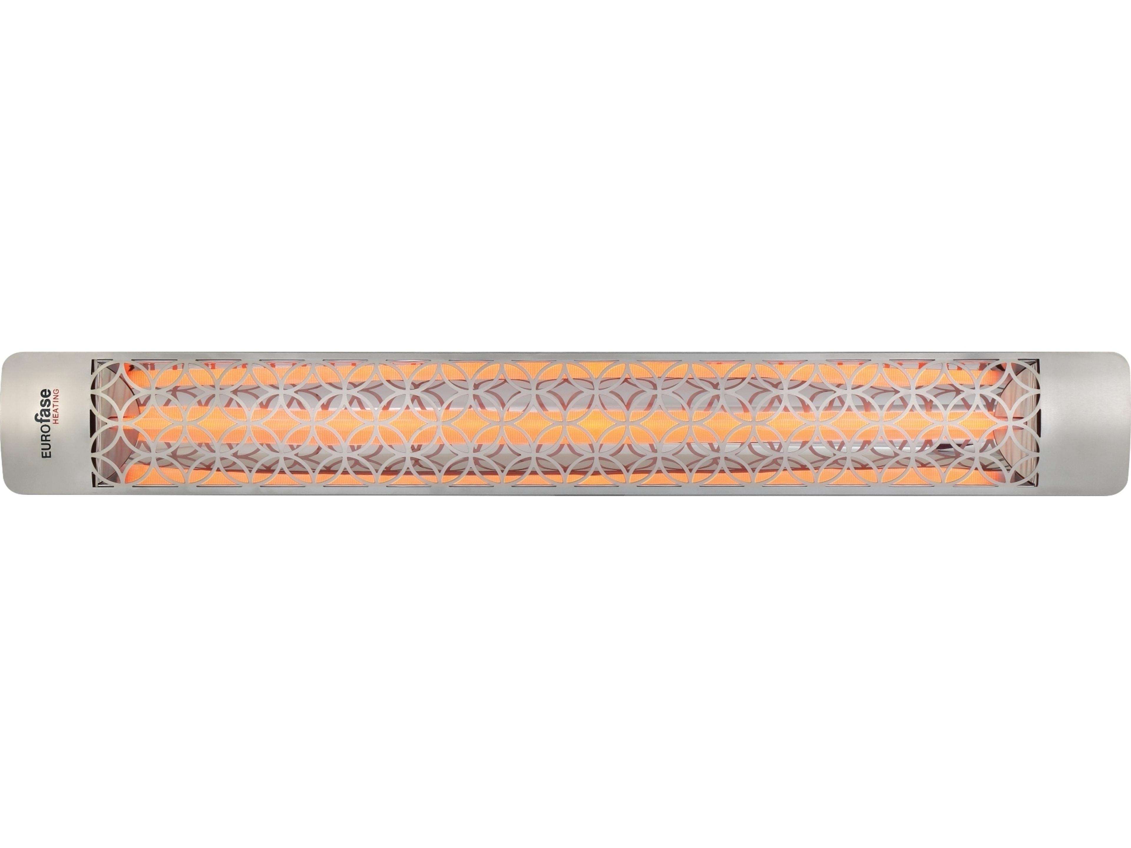 Eurofase Heating 304 Stainless Steel 61 Inch Single Element 3000 Watt 208V Electric Patio Heater