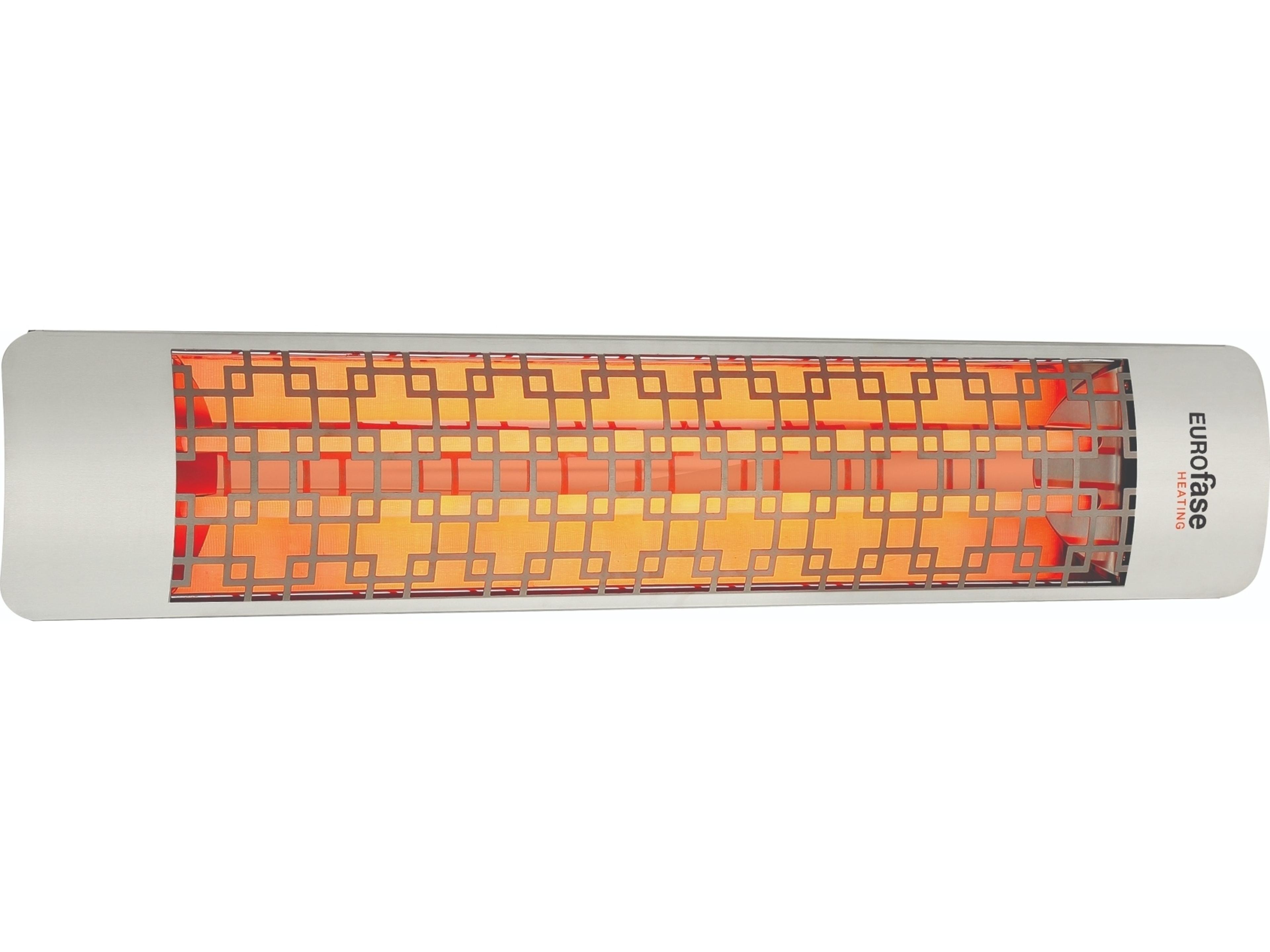 Eurofase Heating 4000 Watt Electric Infrared Dual Element Outdoor Heater Decor Plate Brix 480V