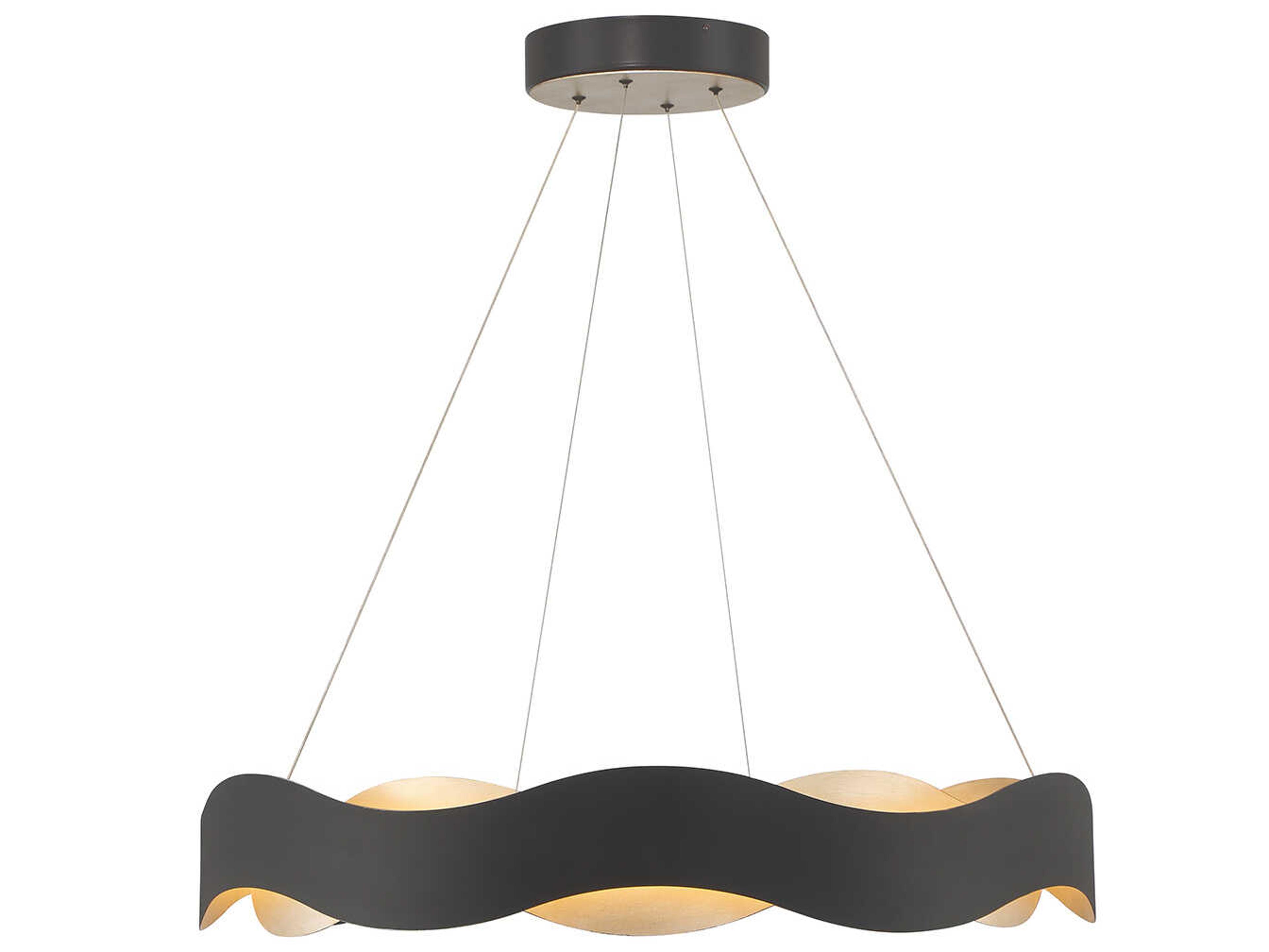 Eurofase Vaughan 1-Light Black Nickel LED Pendant