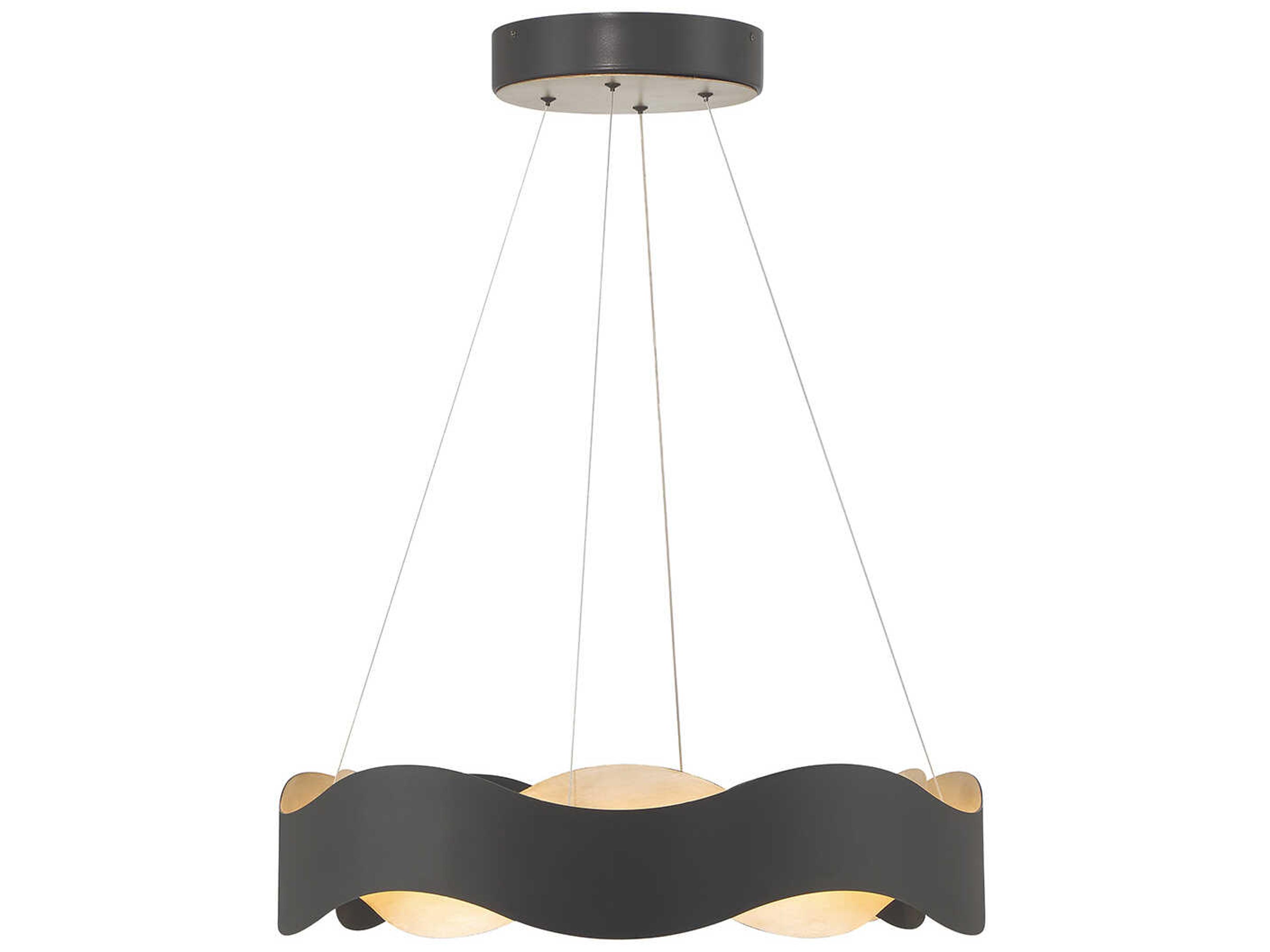 Eurofase Vaughan 1-Light Black Nickel LED Pendant