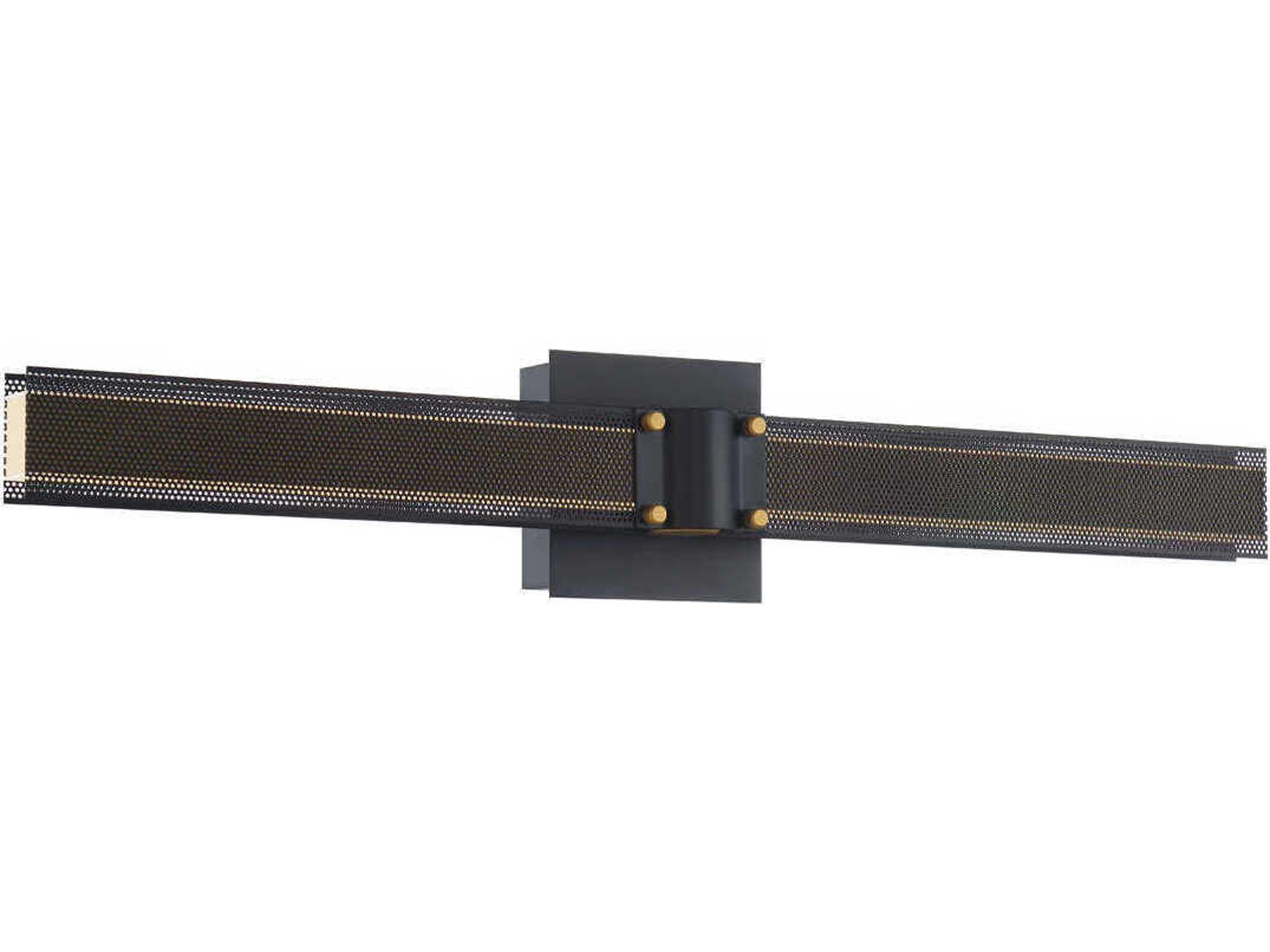 Eurofase Admiral 1-Light Black Wall Sconce