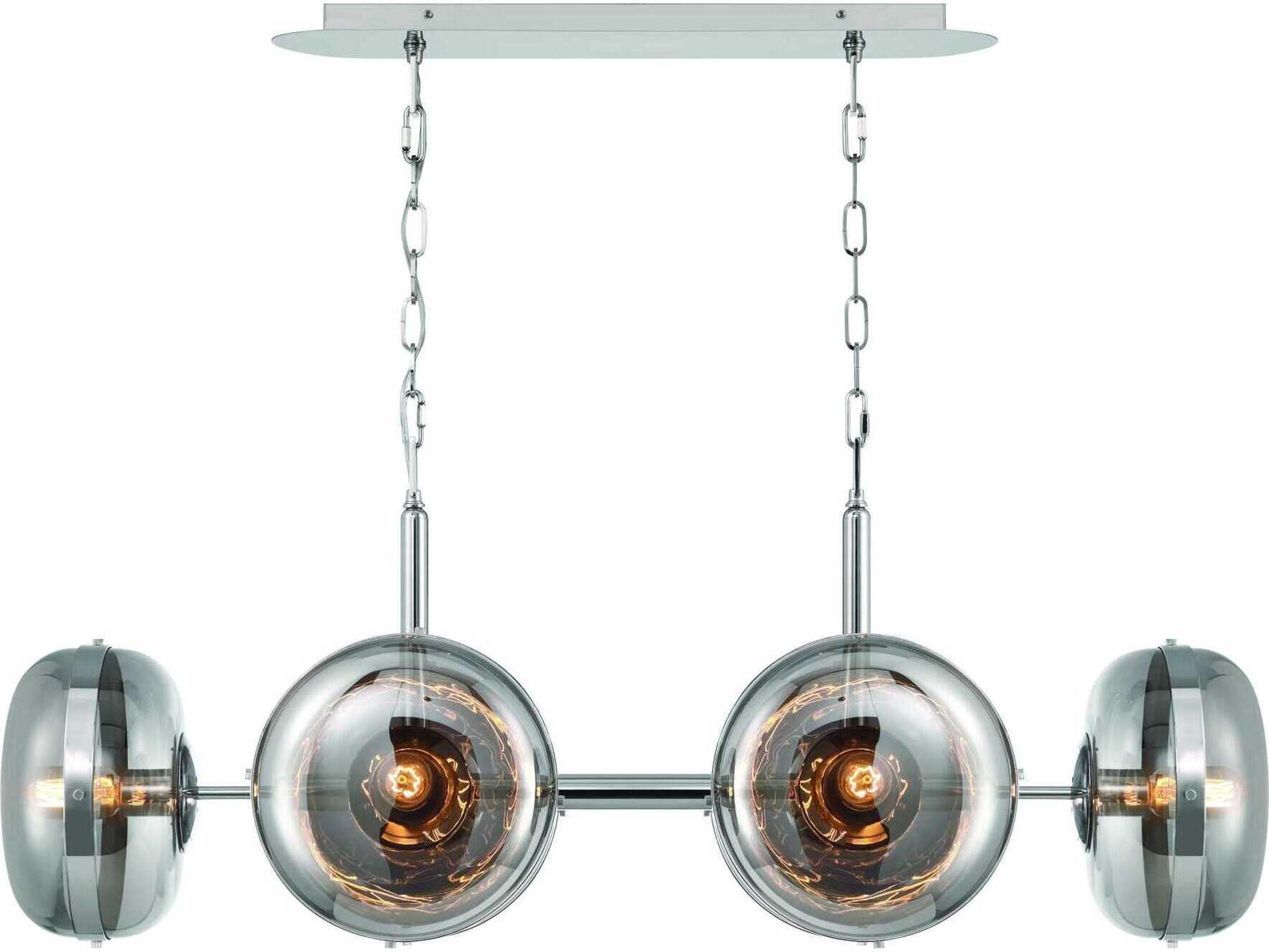 Eurofase Nottingham 6-Light Nickel Island Pendant