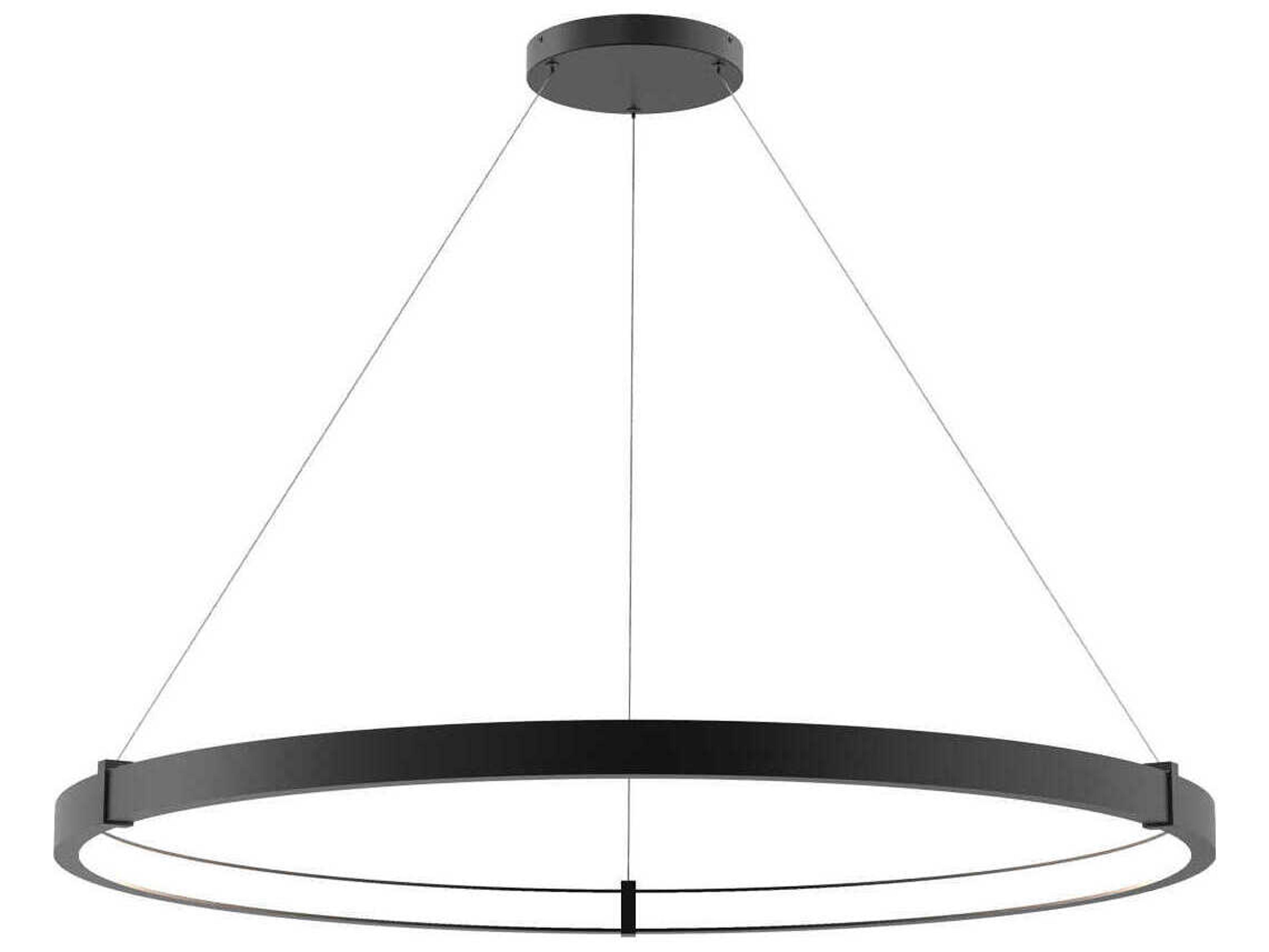 Eurofase Mucci 1-Light Black Round Pendant
