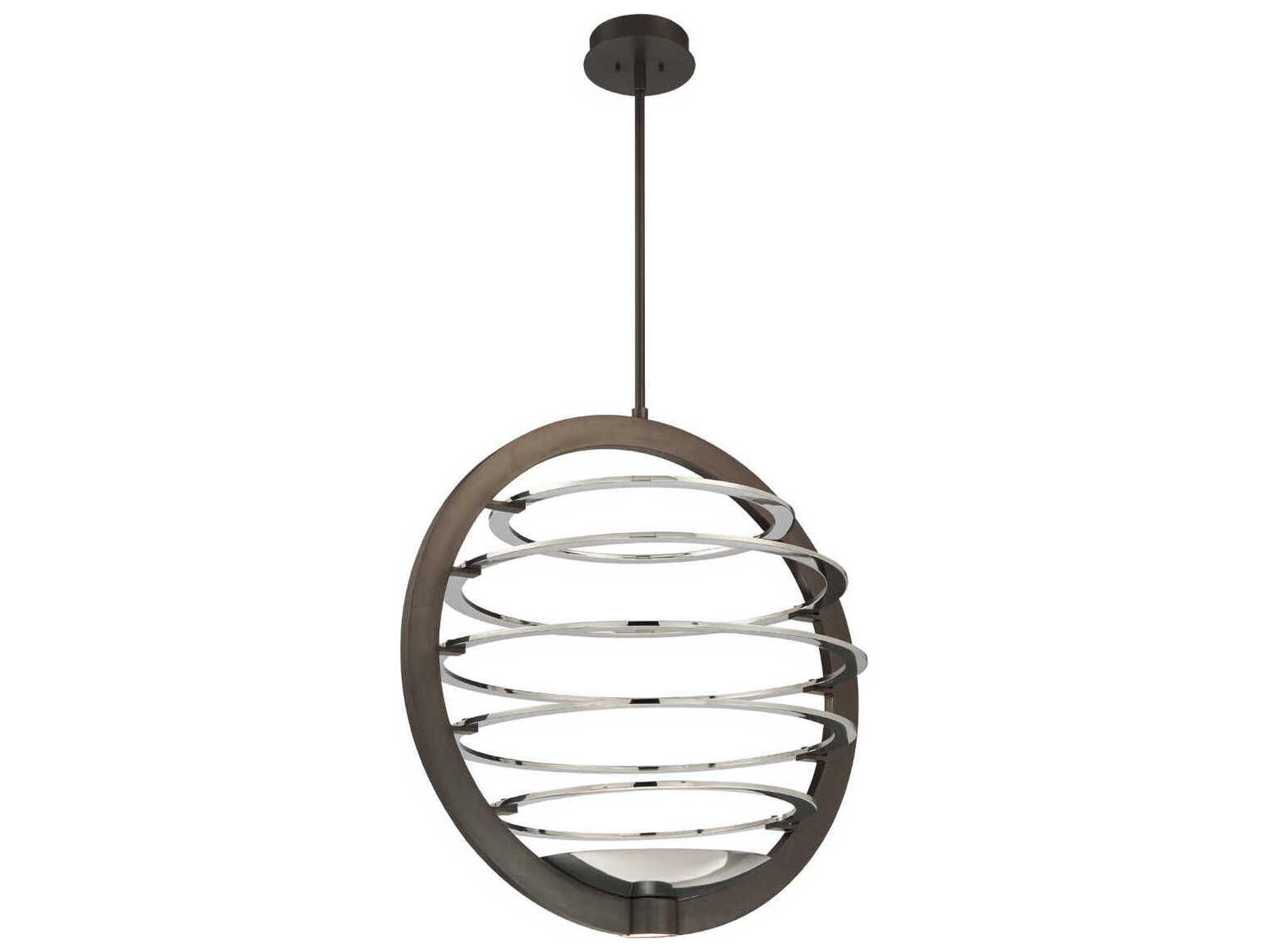 Eurofase Ombra 2-Light Bronze Globe Pendant