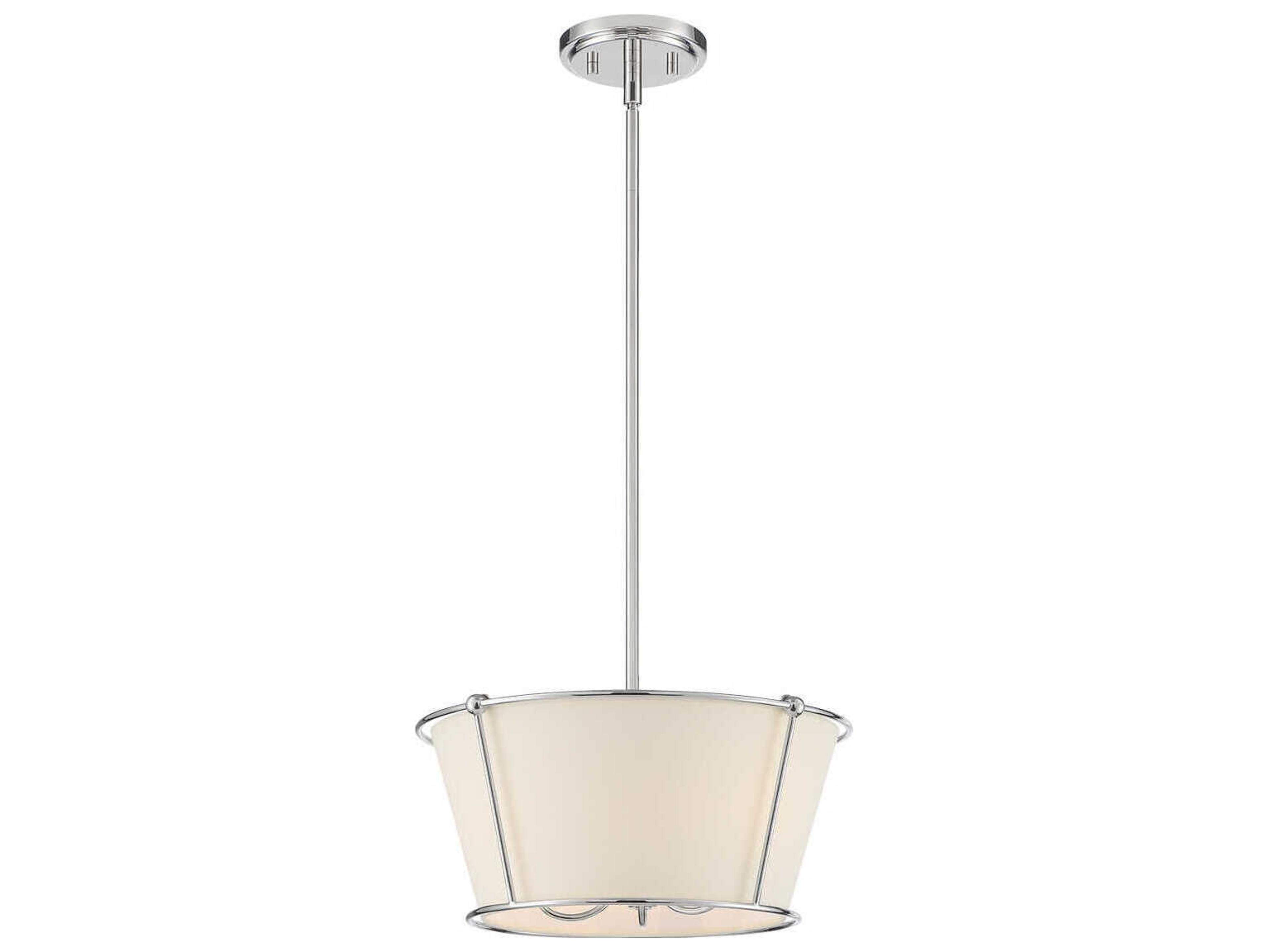 Eurofase Pulito 3-Light Nickel Pendant