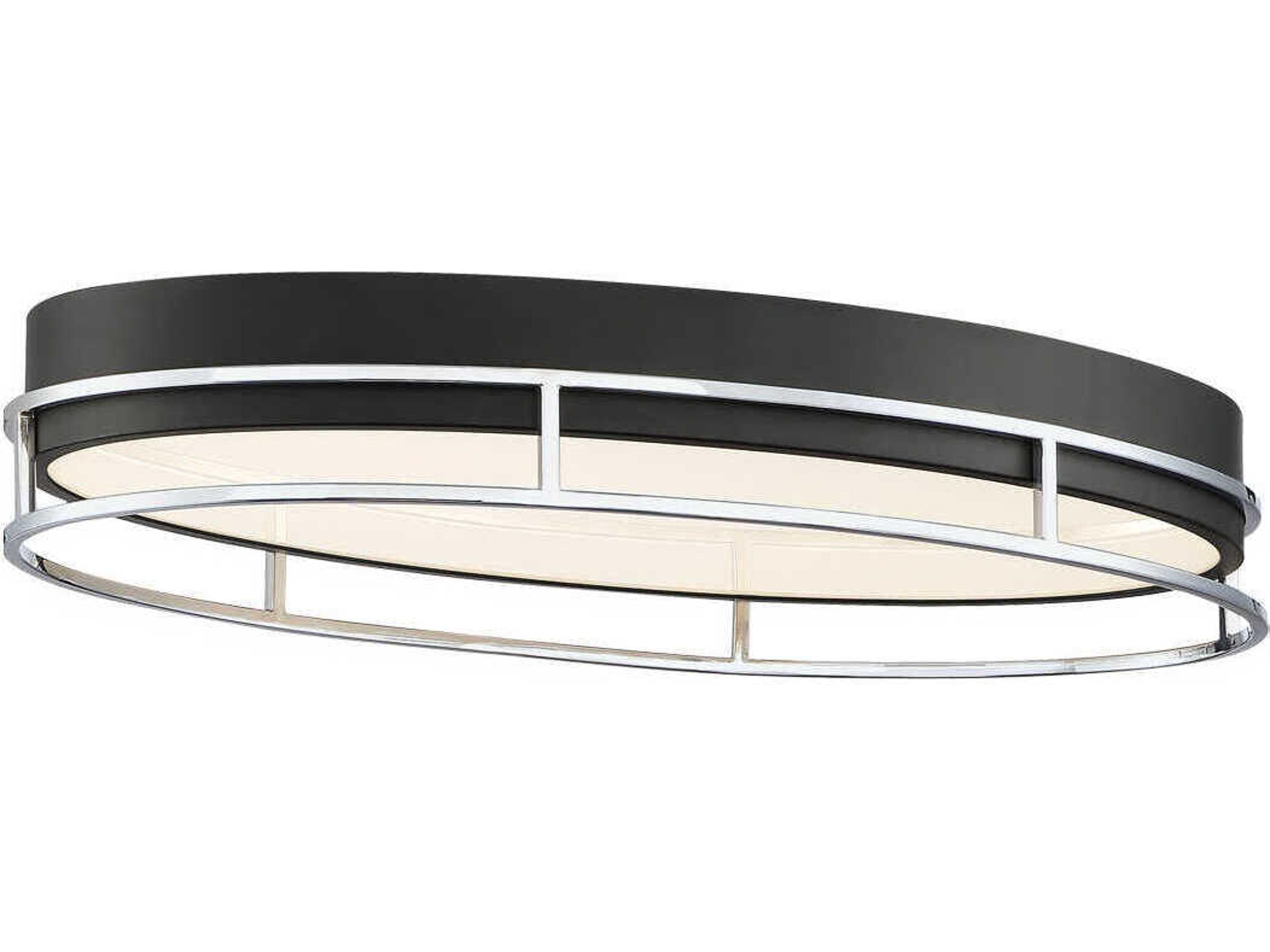 Eurofase Grafice Black Nickel Flush Mount