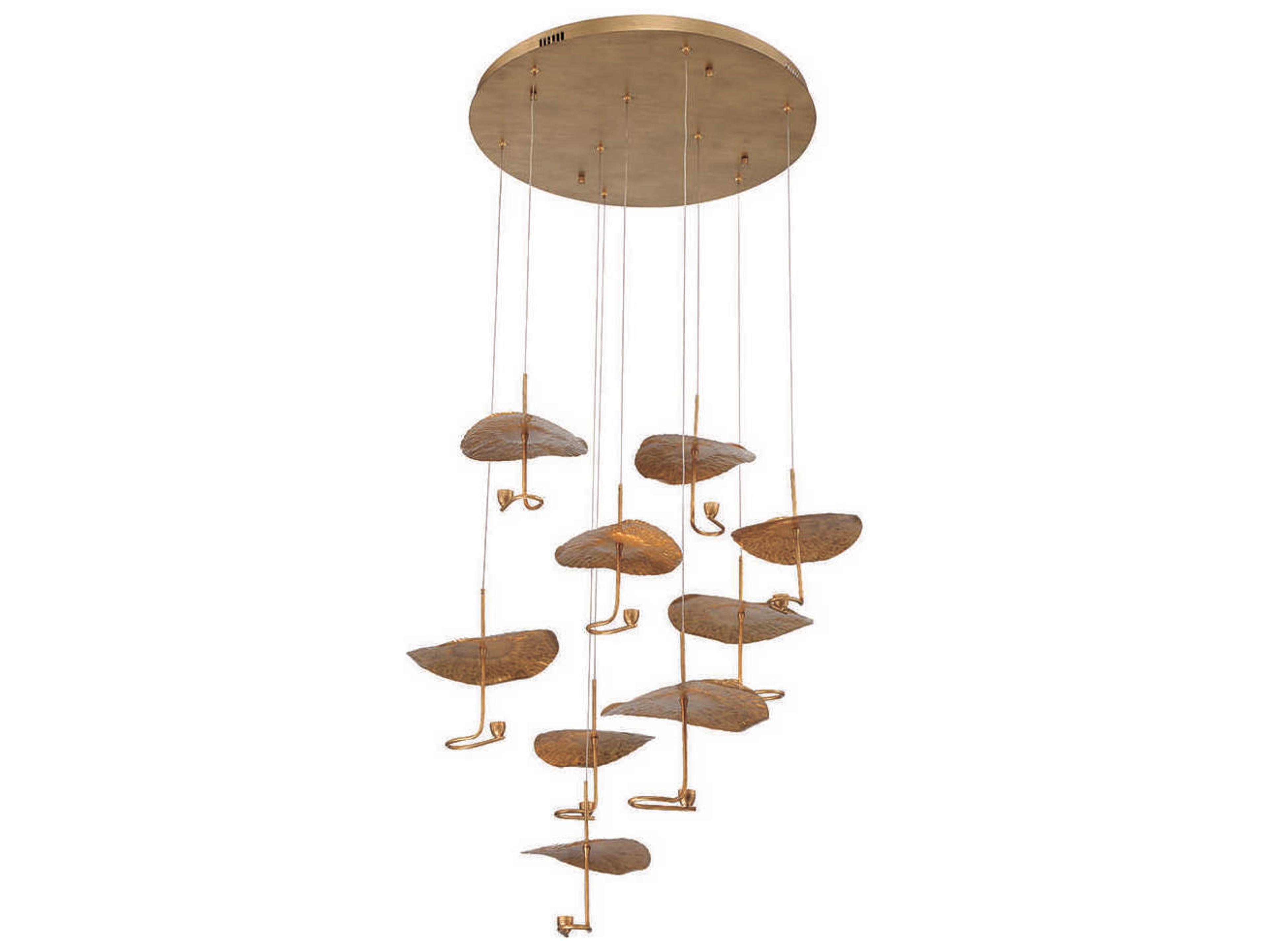 Eurofase Lagatto 9-Light Bronze LED Pendant