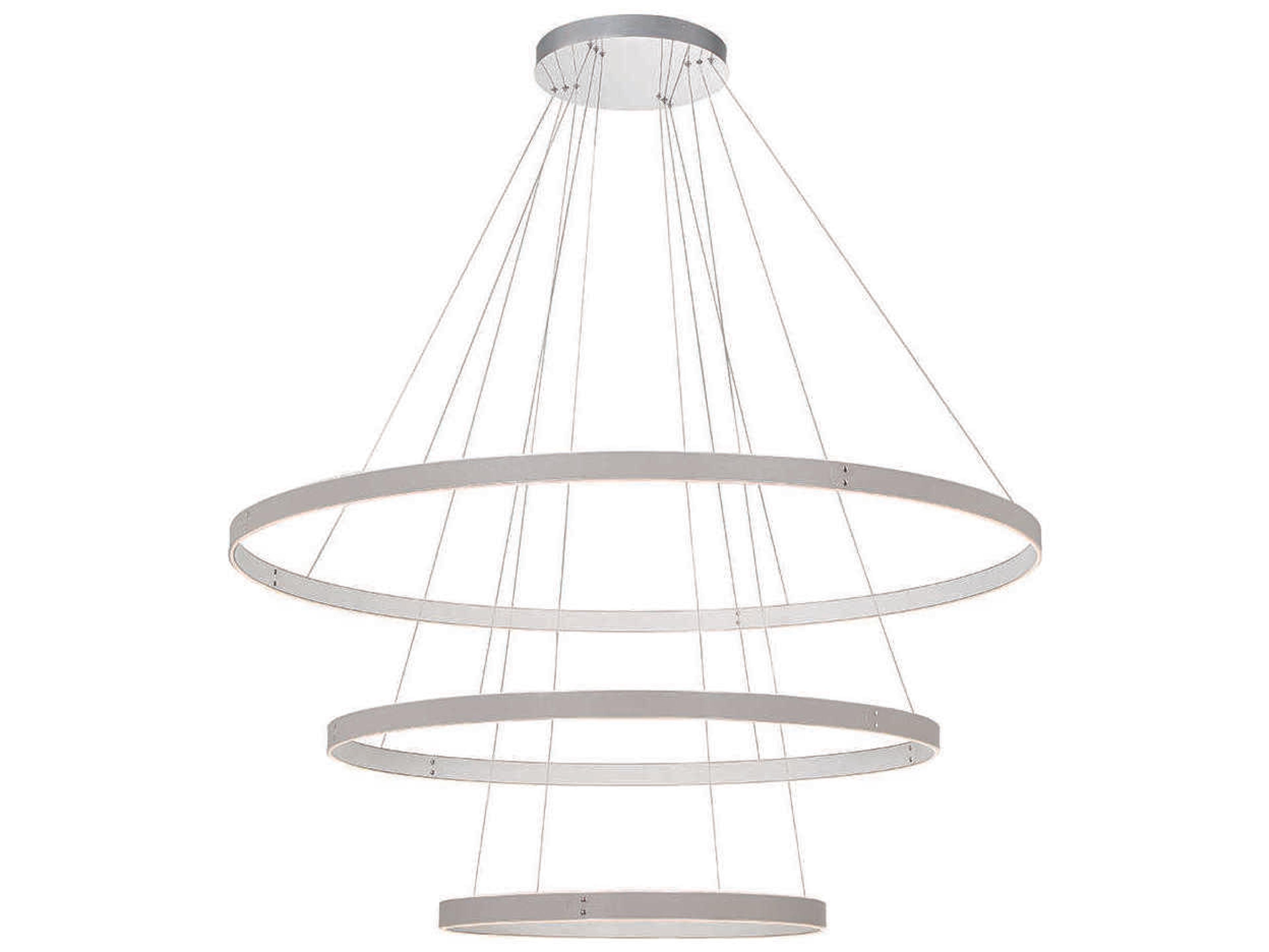 Eurofase Verdura 1-Light Grey White LED Linear Chandelier
