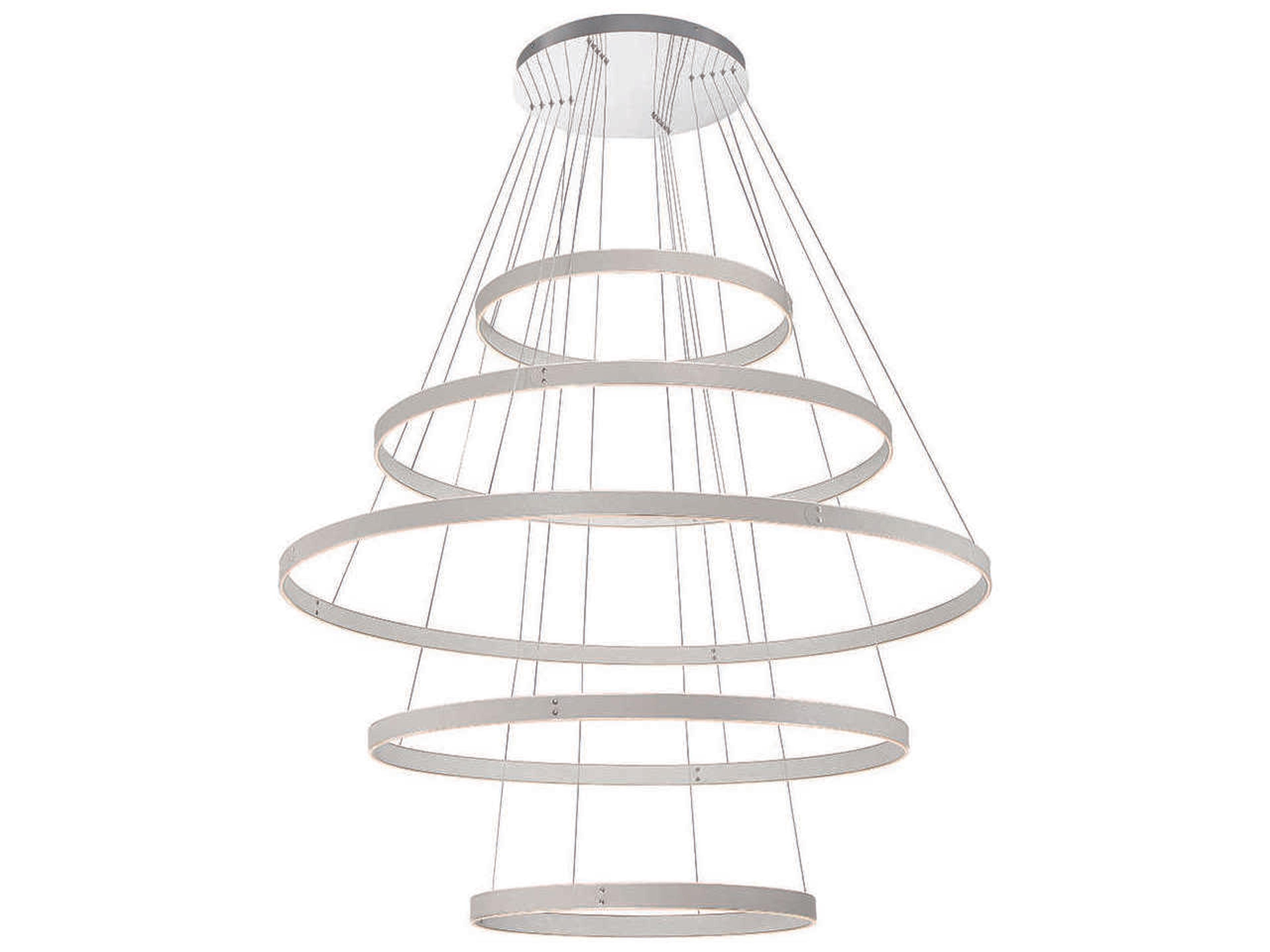 Eurofase Verdura 1-Light Grey White LED Linear Chandelier
