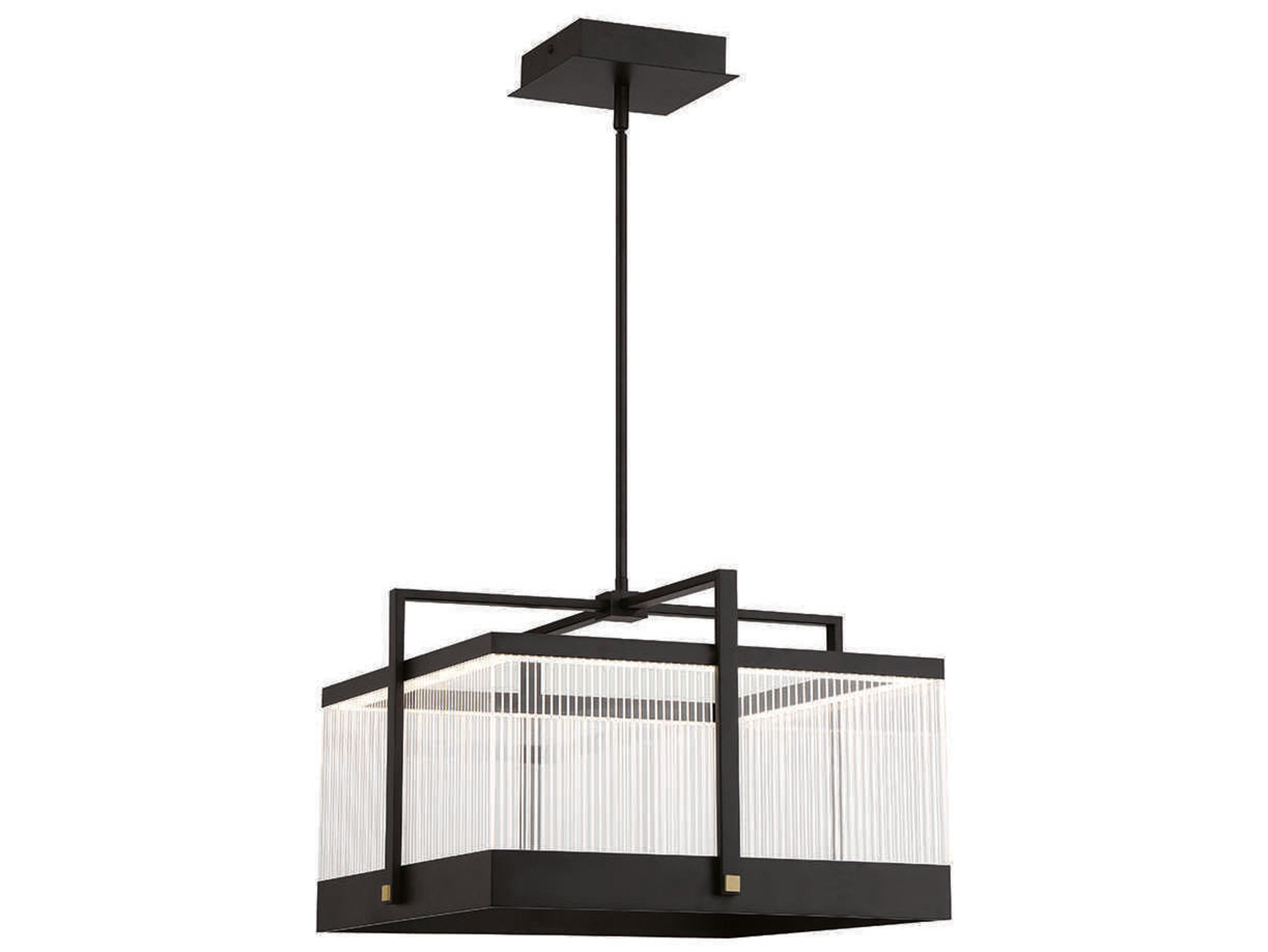 Eurofase Tye 1-Light Black LED Linear Pendant