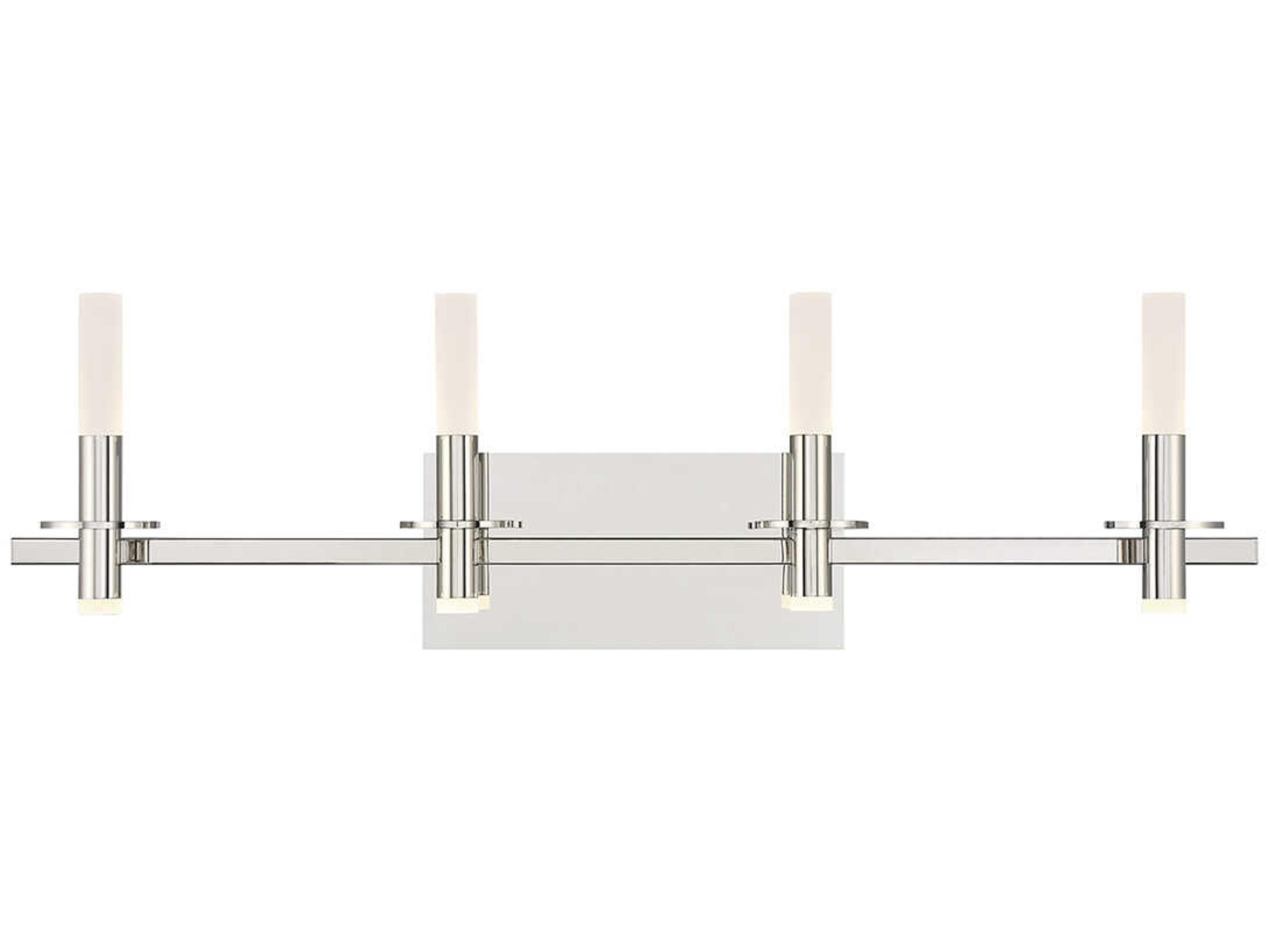 Eurofase Torna 8-Light Polished Nickel LED Vanity Light