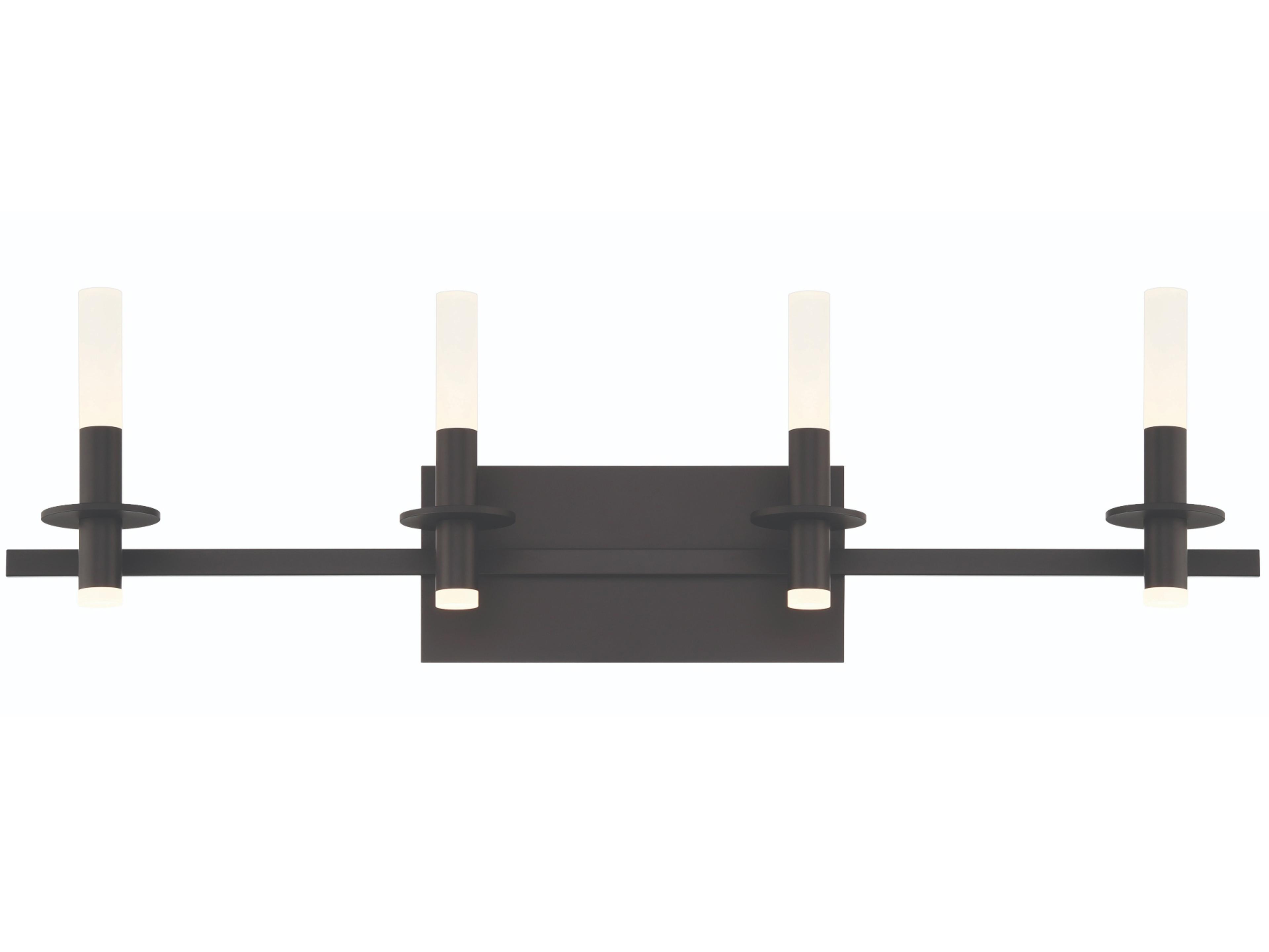 Eurofase Torna 4-Light Black Vanity Light