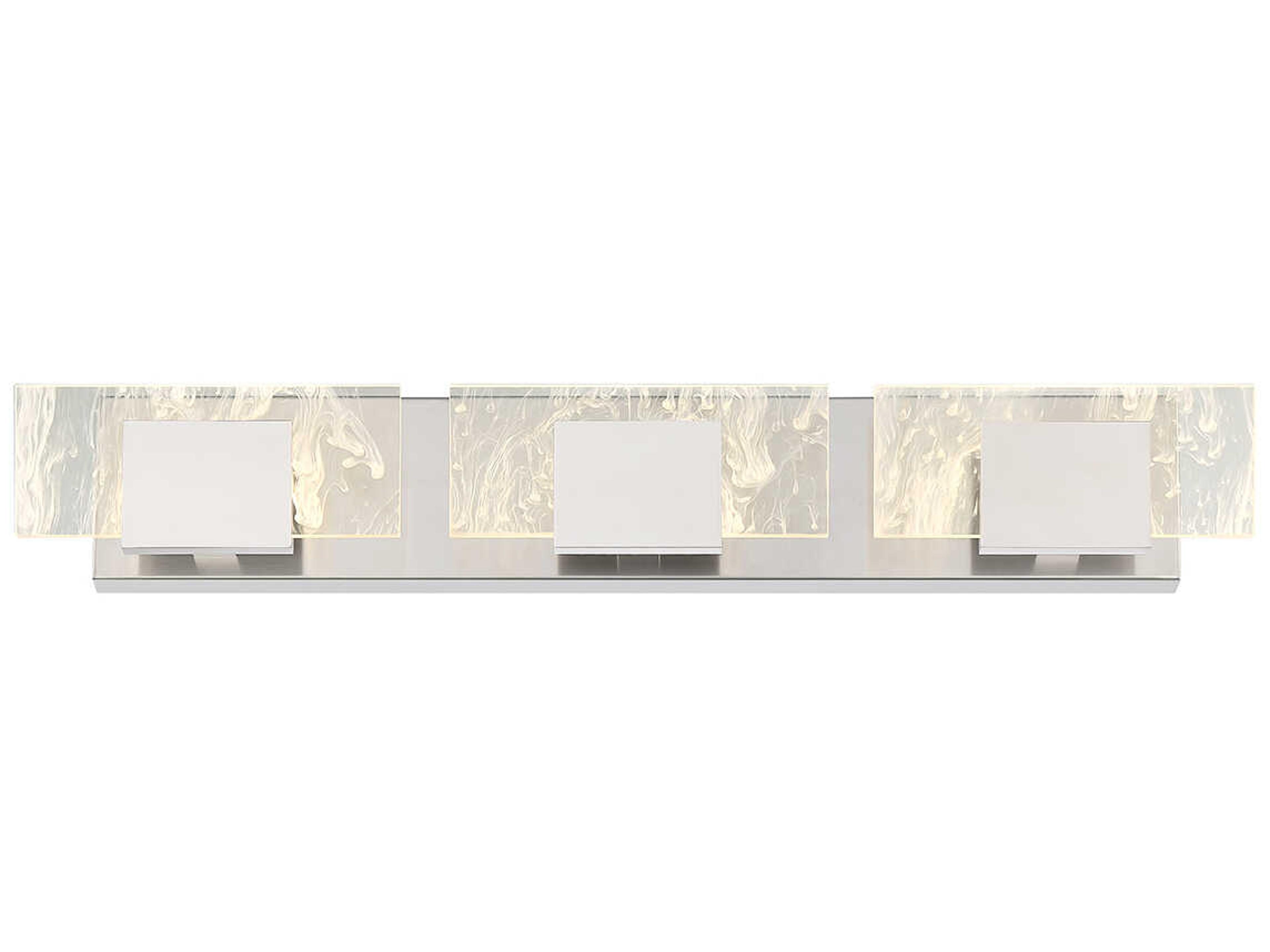 Eurofase Kasha 3-Light Chrome Nickel LED Vanity Light