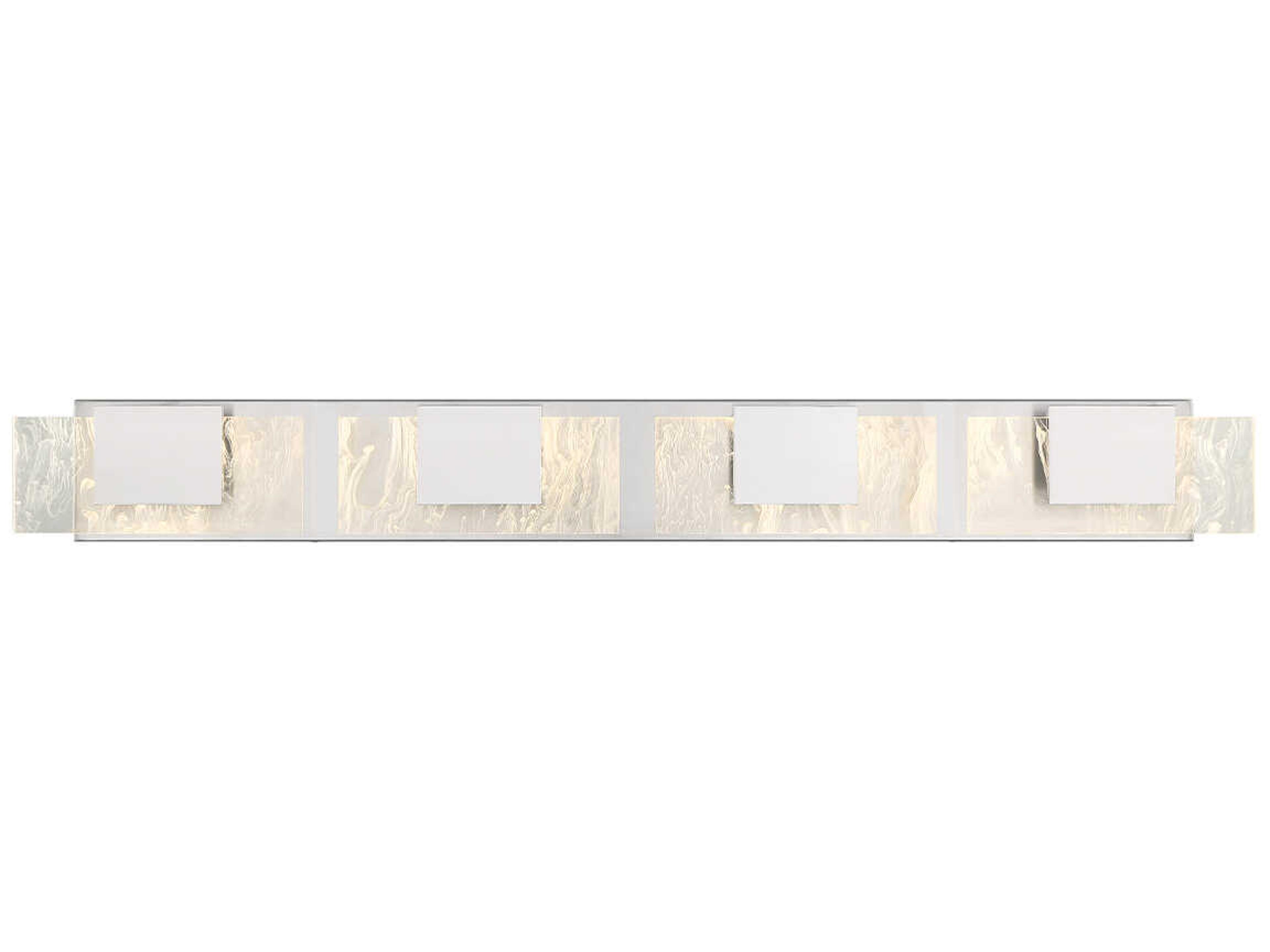 Eurofase Kasha 4-Light Chrome Nickel LED Vanity Light
