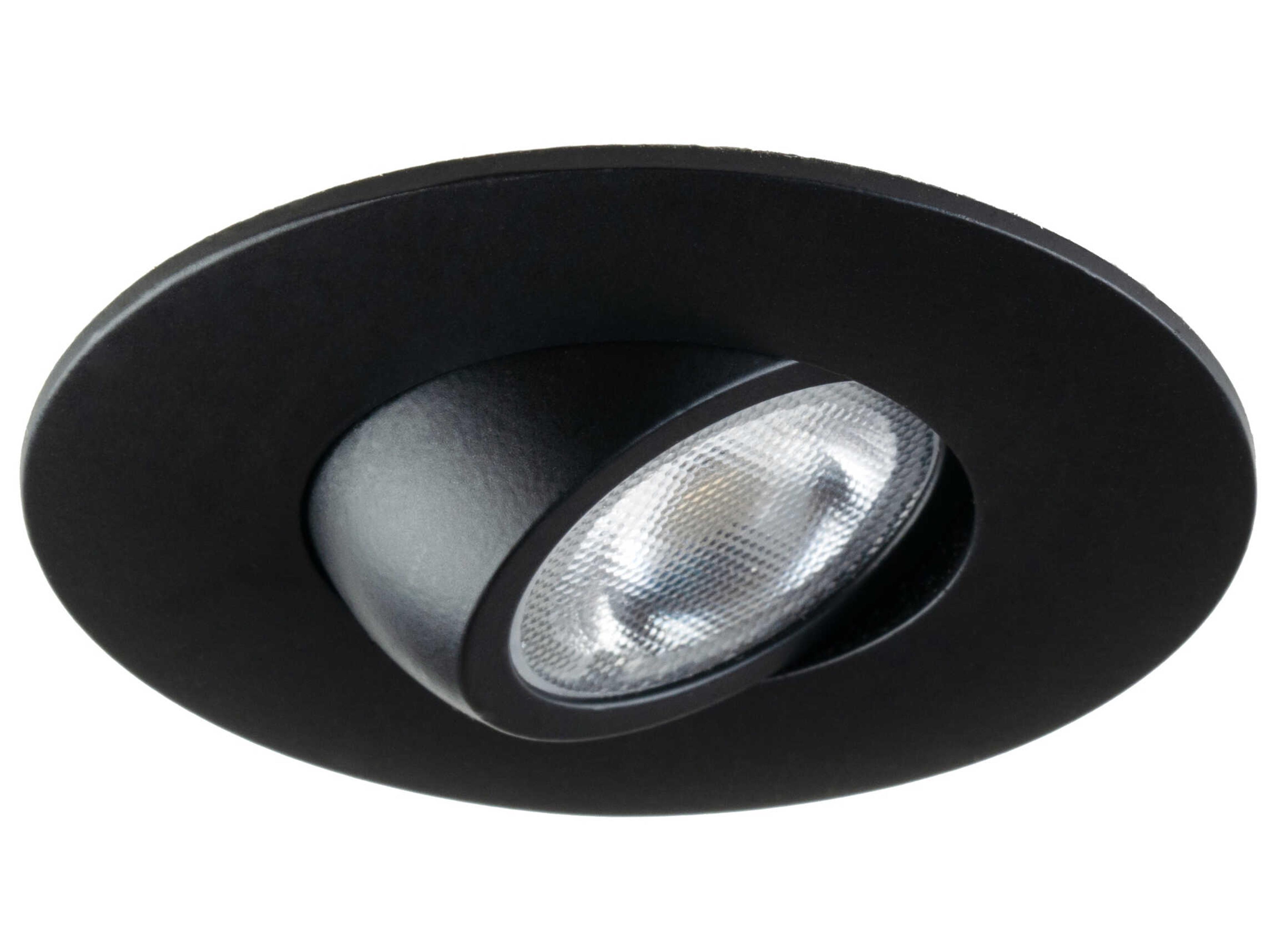Eurofase Midway 1-Light Black LED Round Recessed Light