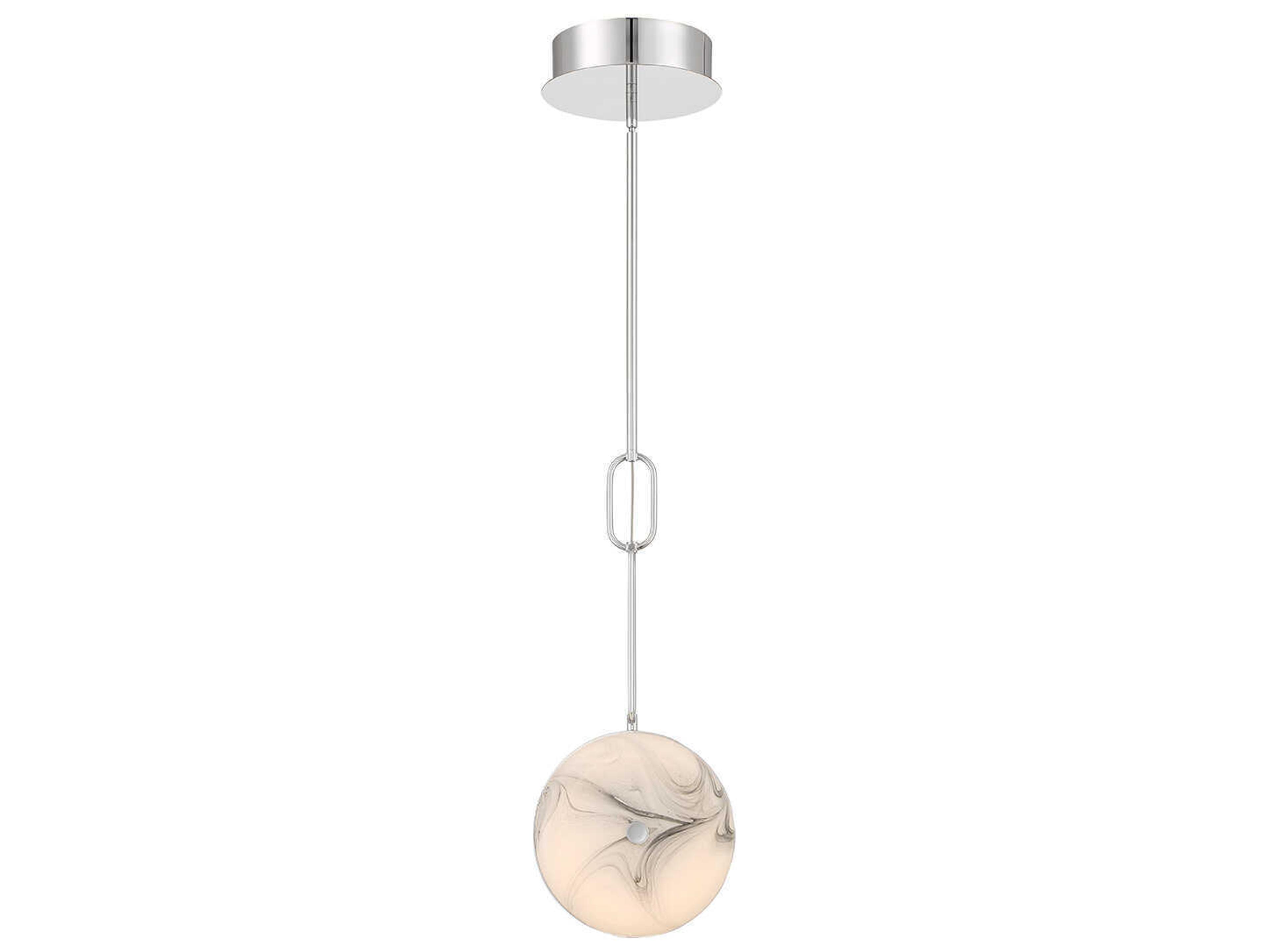 Eurofase Disuco 1-Light Chrome Round Mini Pendant