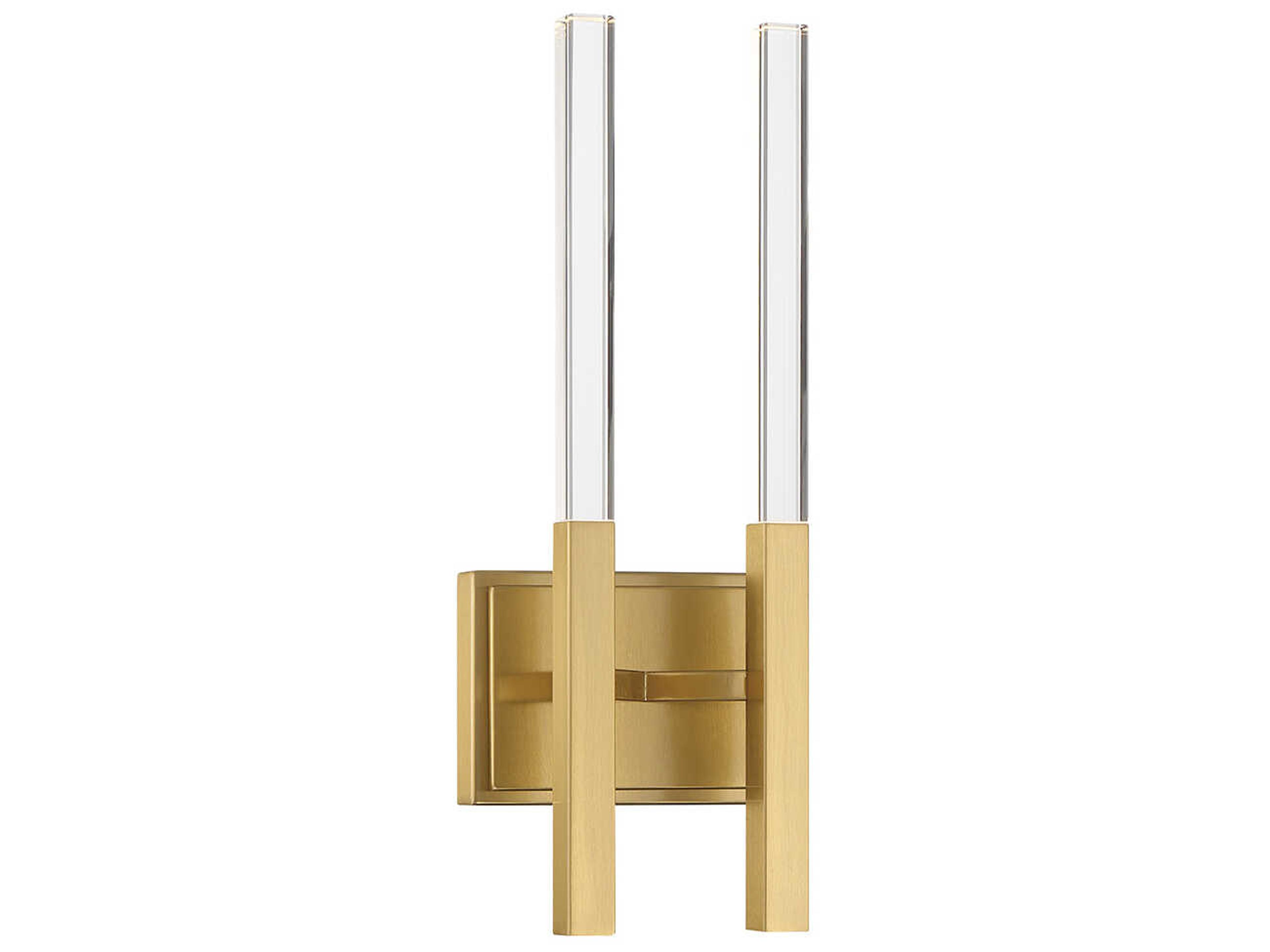 Eurofase Benicio 4-Light Brushed Gold LED Wall Sconce