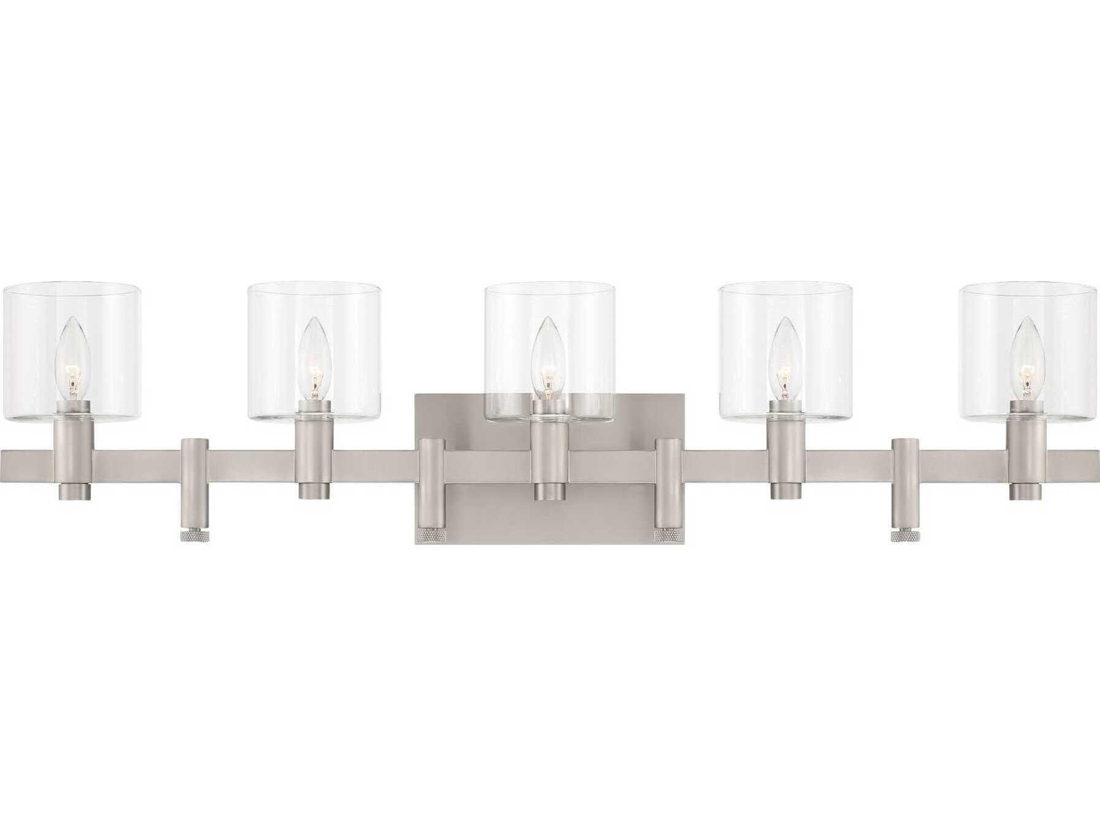 Eurofase Decato 5-Light Nickel Vanity Light