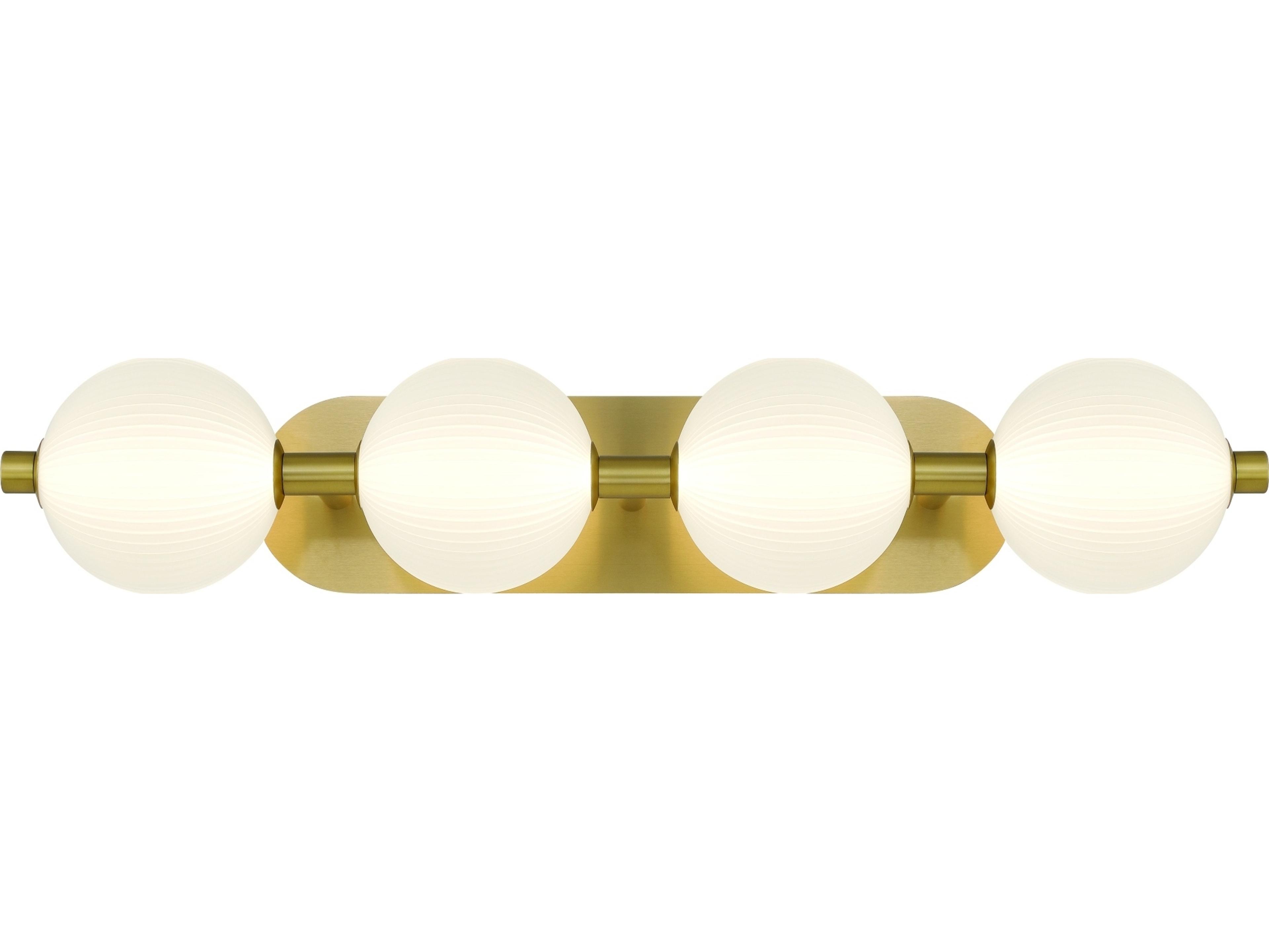 Eurofase Palmas 4-Light Gold Vanity Light