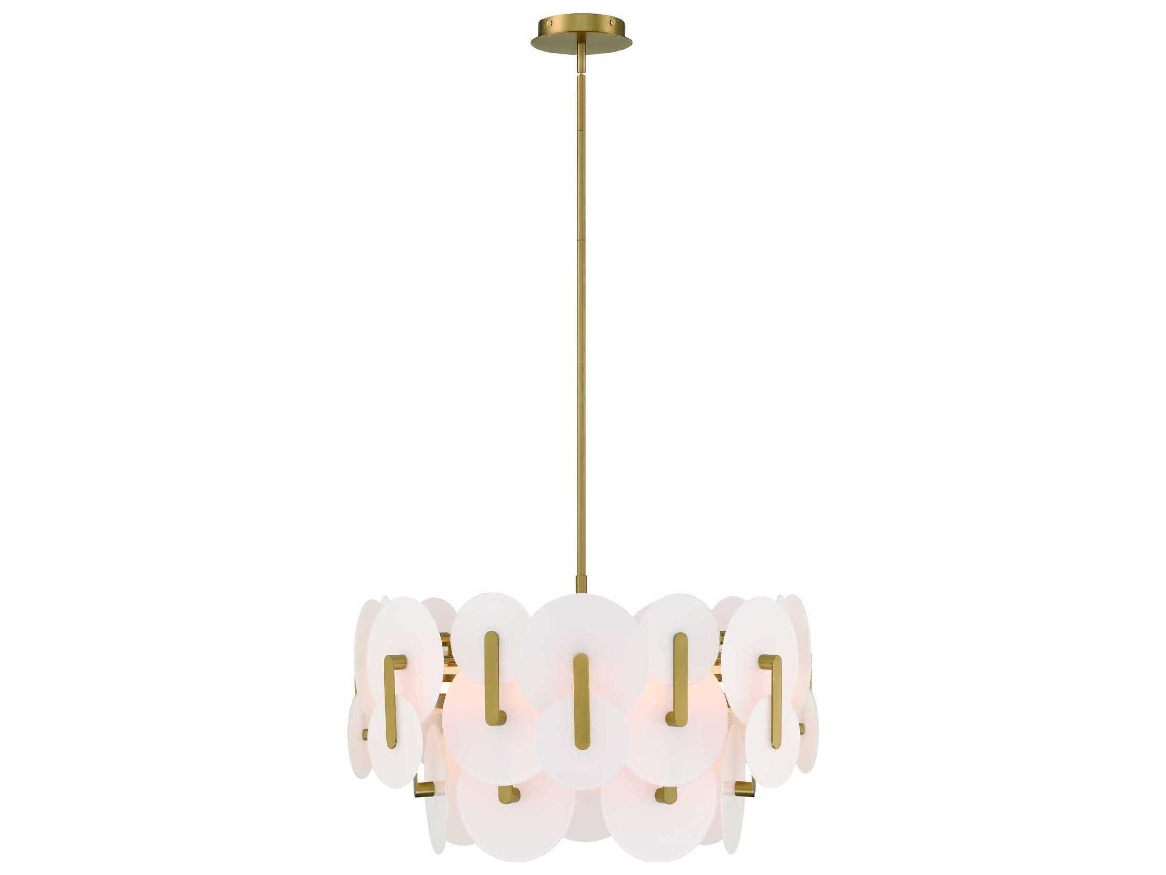 Eurofase Nuvola 2-Light Gold Chandelier