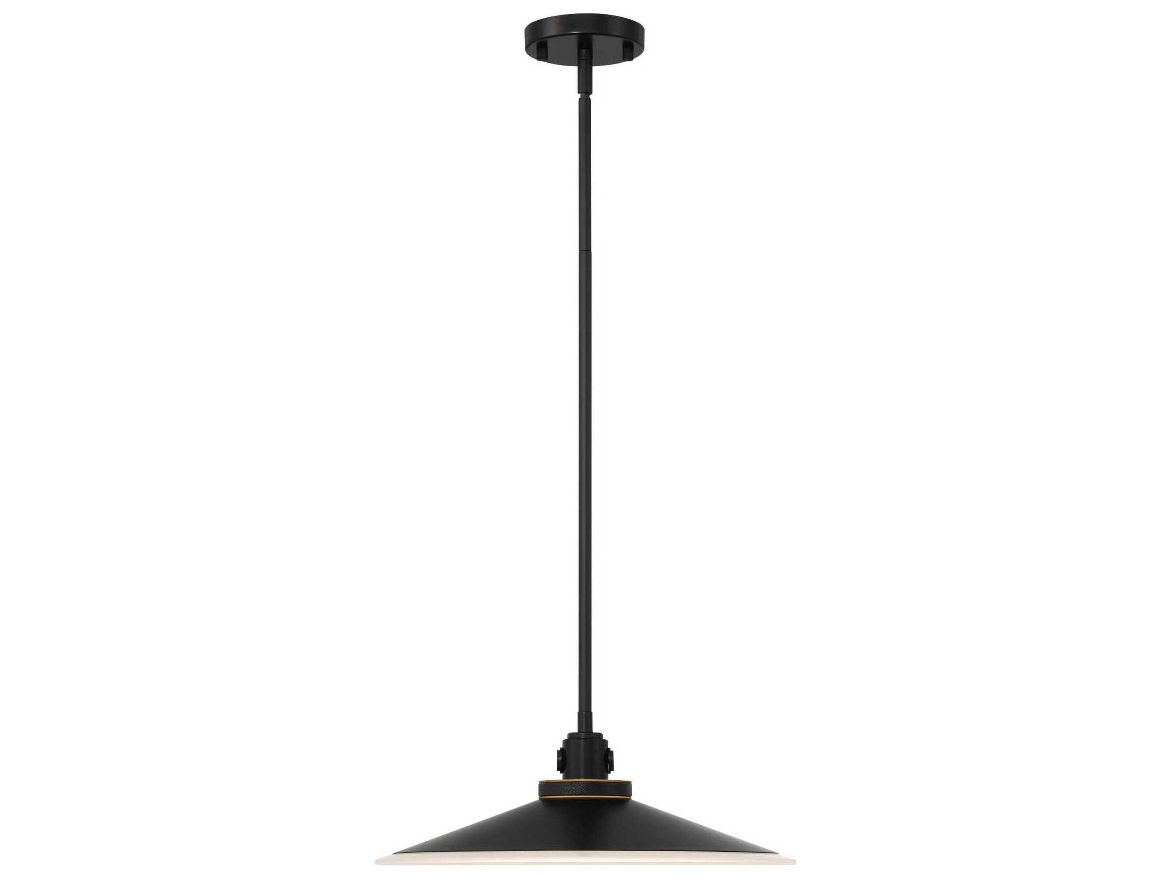 Eurofase Deckard 1-Light Black Pendant