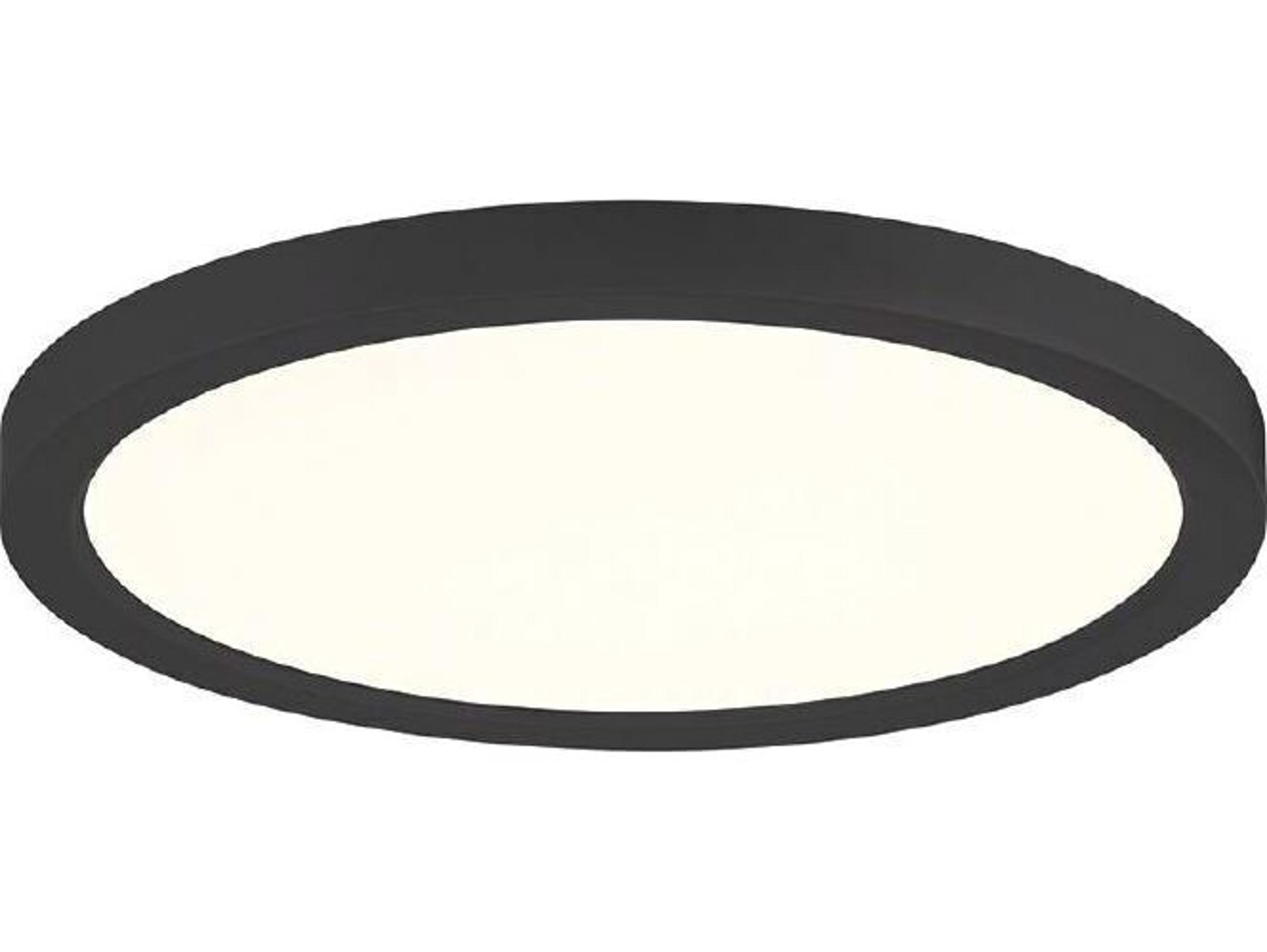 Eurofase Artemis Black Round Flush Mount
