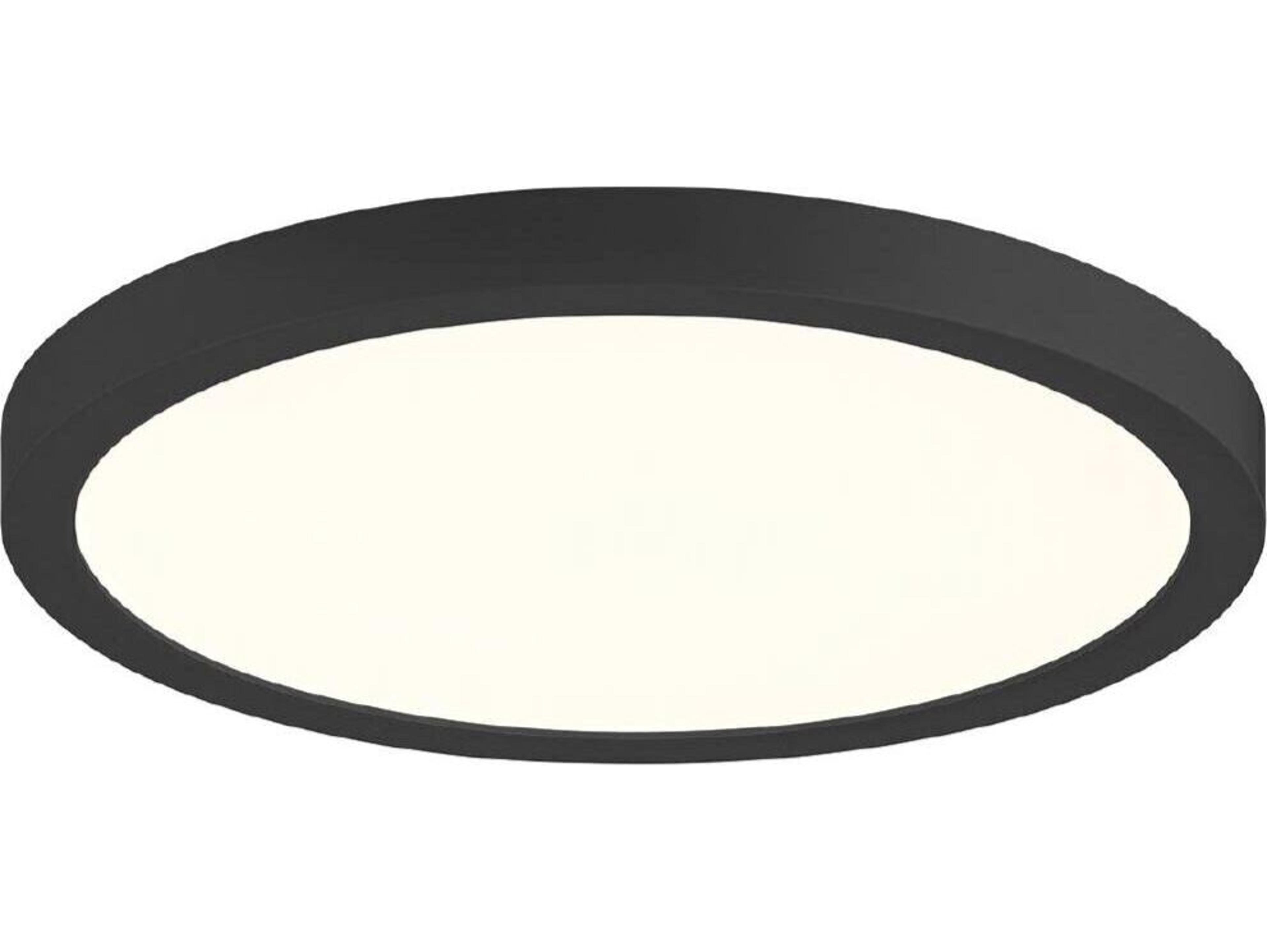 Eurofase Artemis Black Round Flush Mount