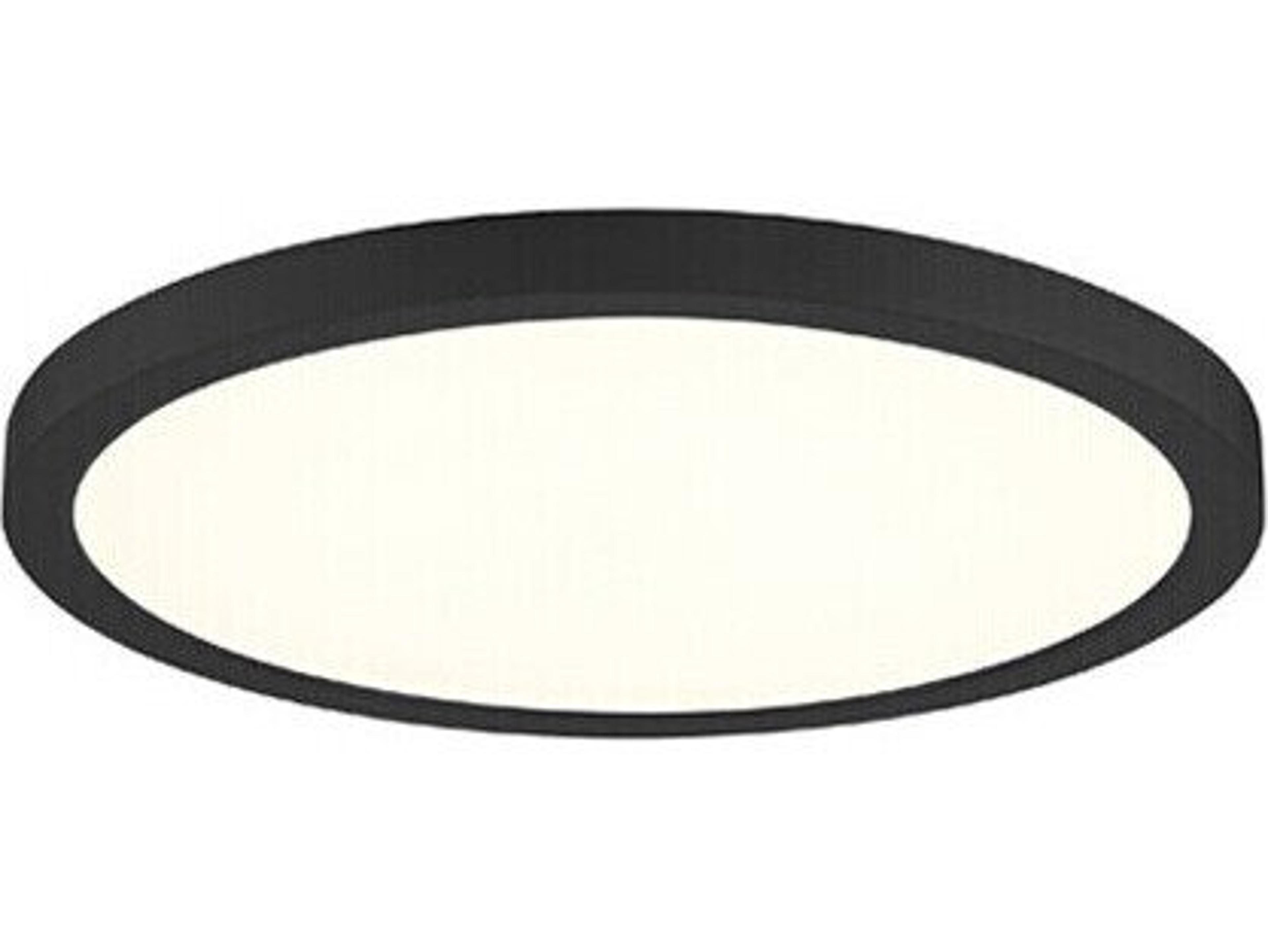 Eurofase Artemis Black Round Flush Mount