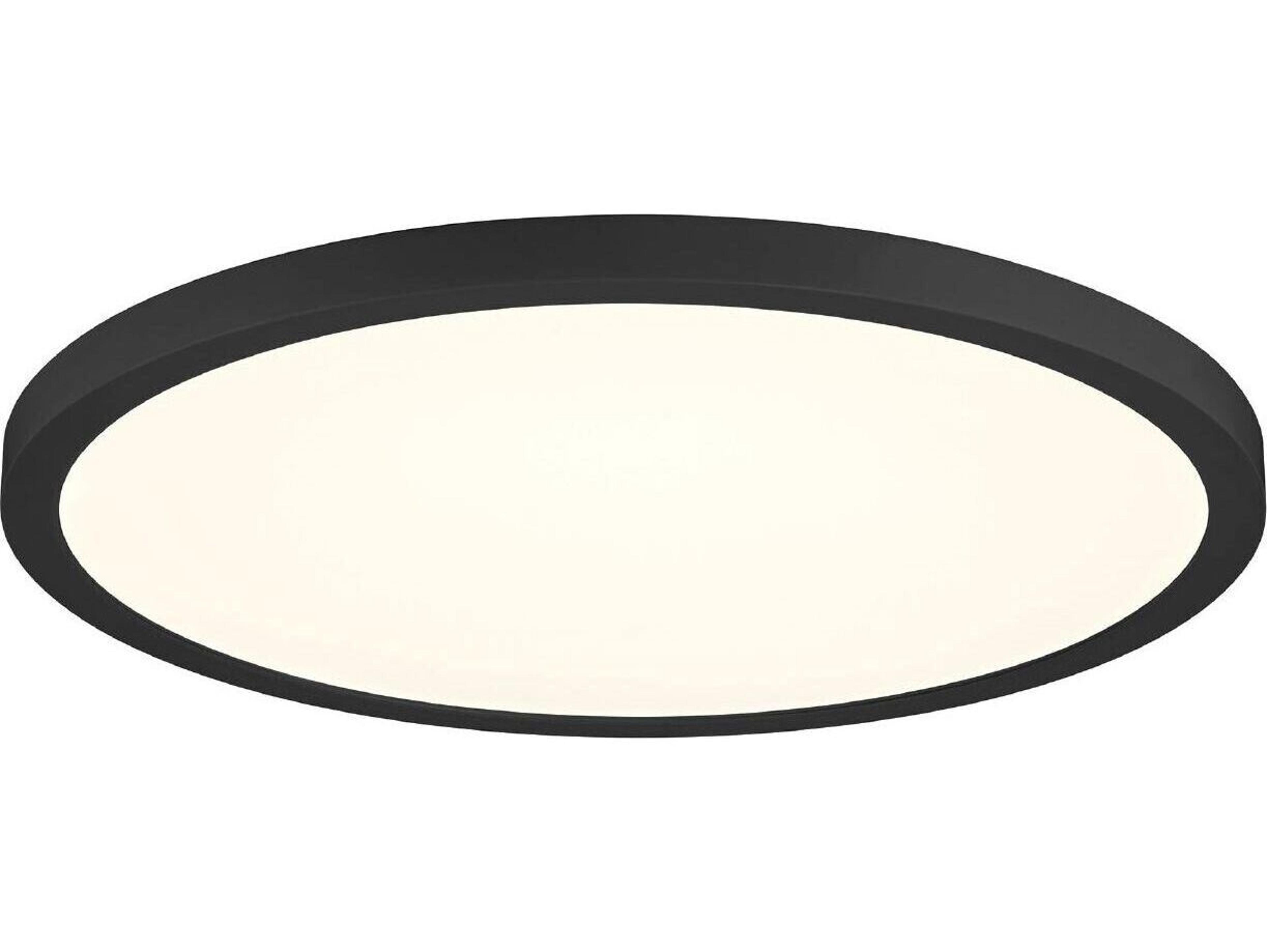 Eurofase Artemis Black Round Flush Mount