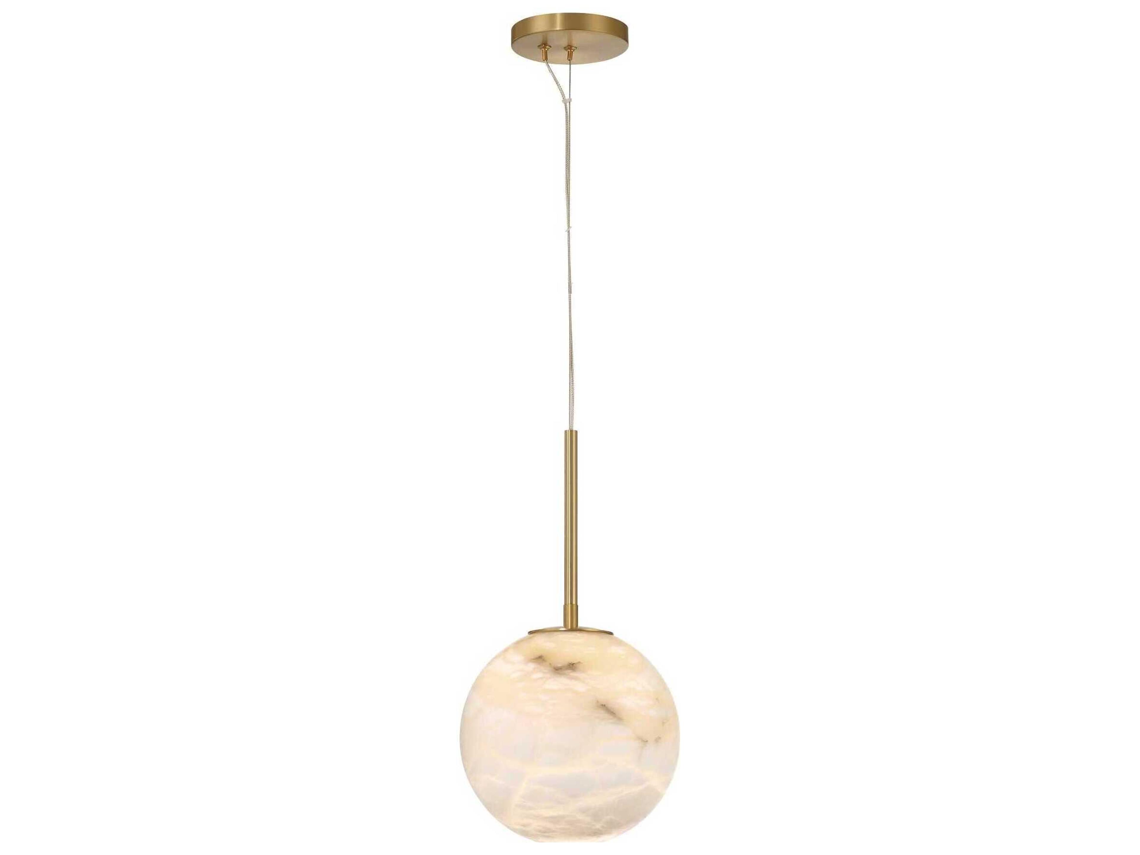 Eurofase Kepler 1-Light Gold Globe Mini Pendant