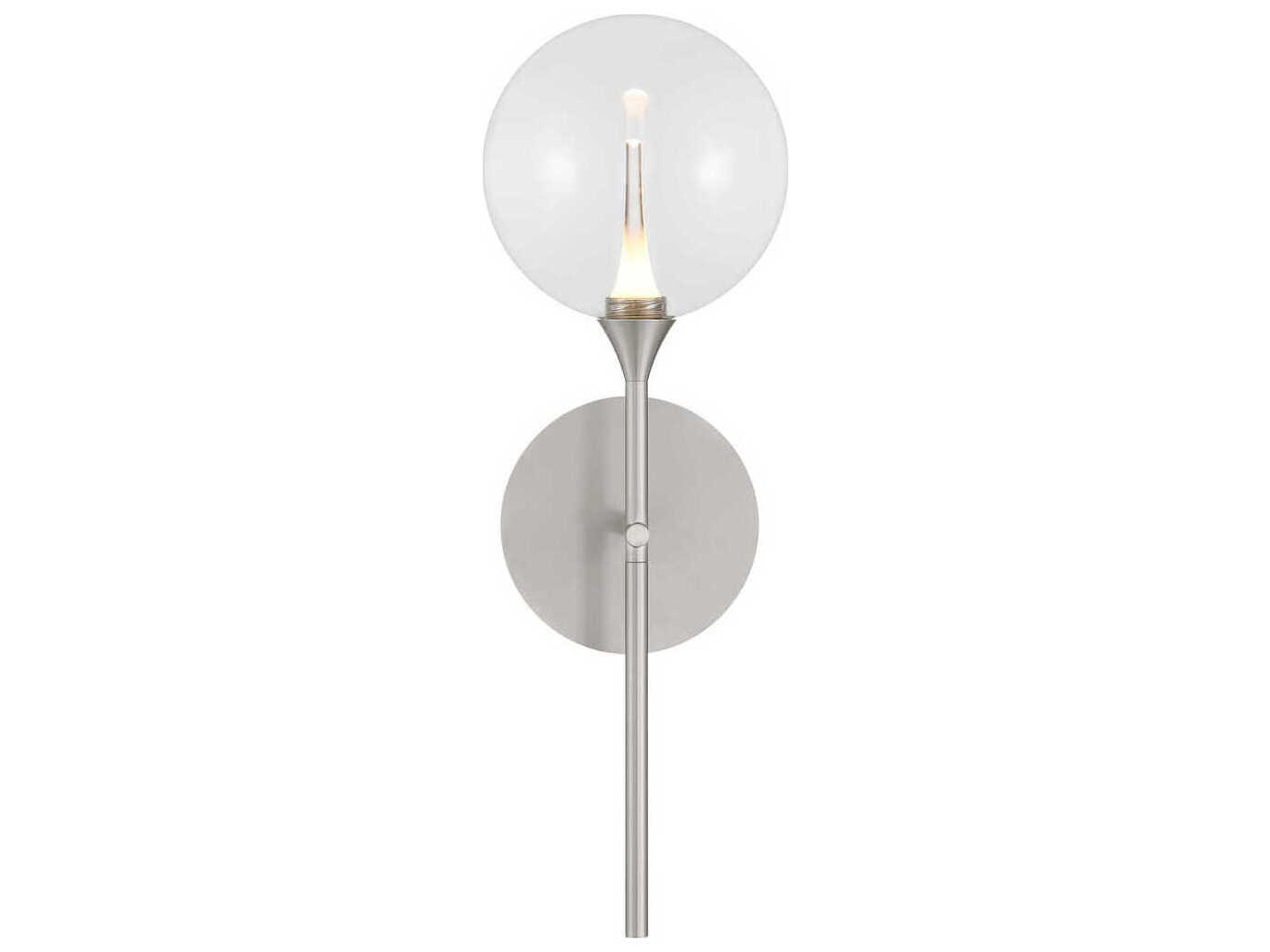 Eurofase Iissa 1-Light Nickel Wall Sconce