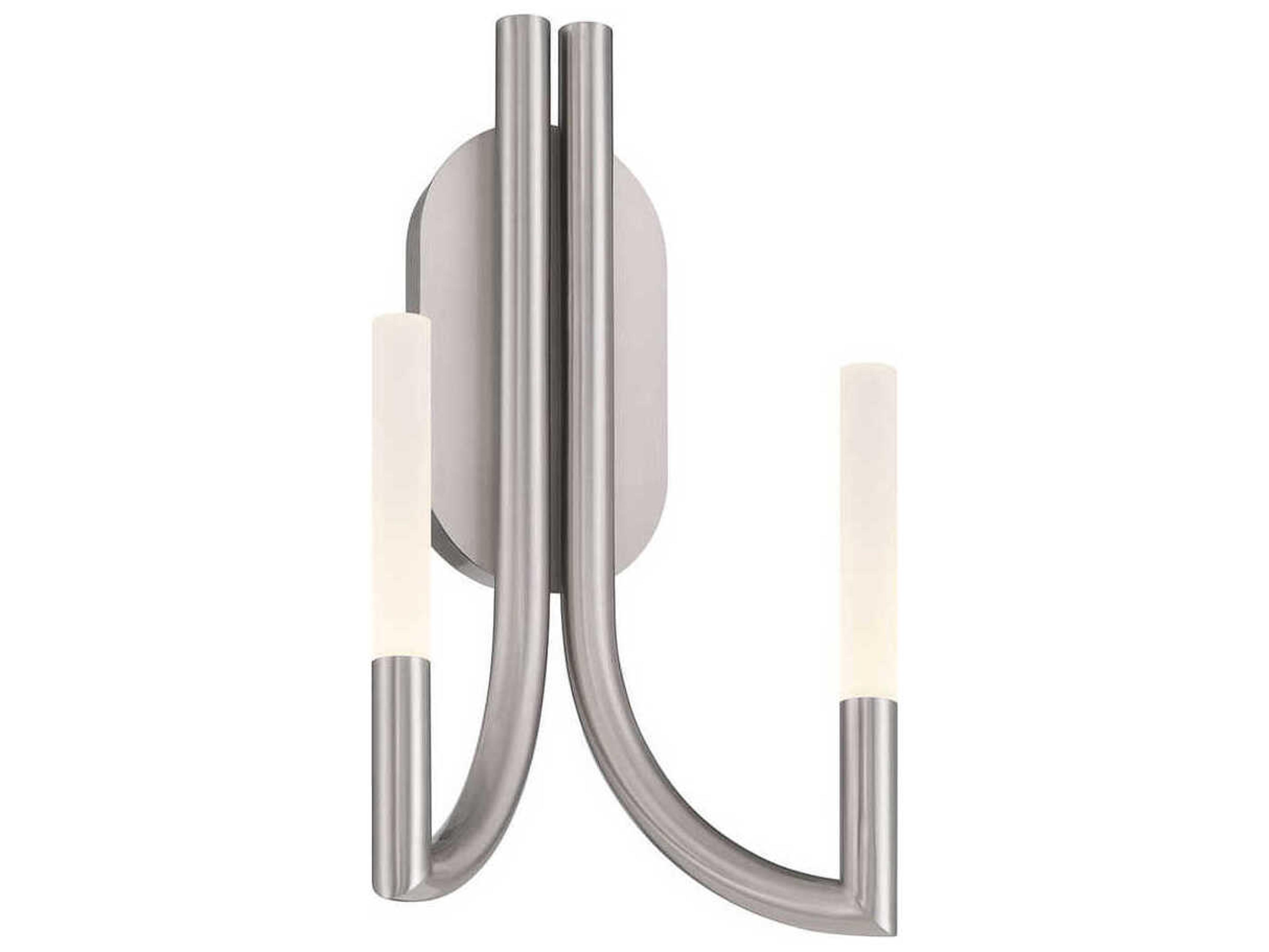 Eurofase Olette 2-Light Nickel Wall Sconce