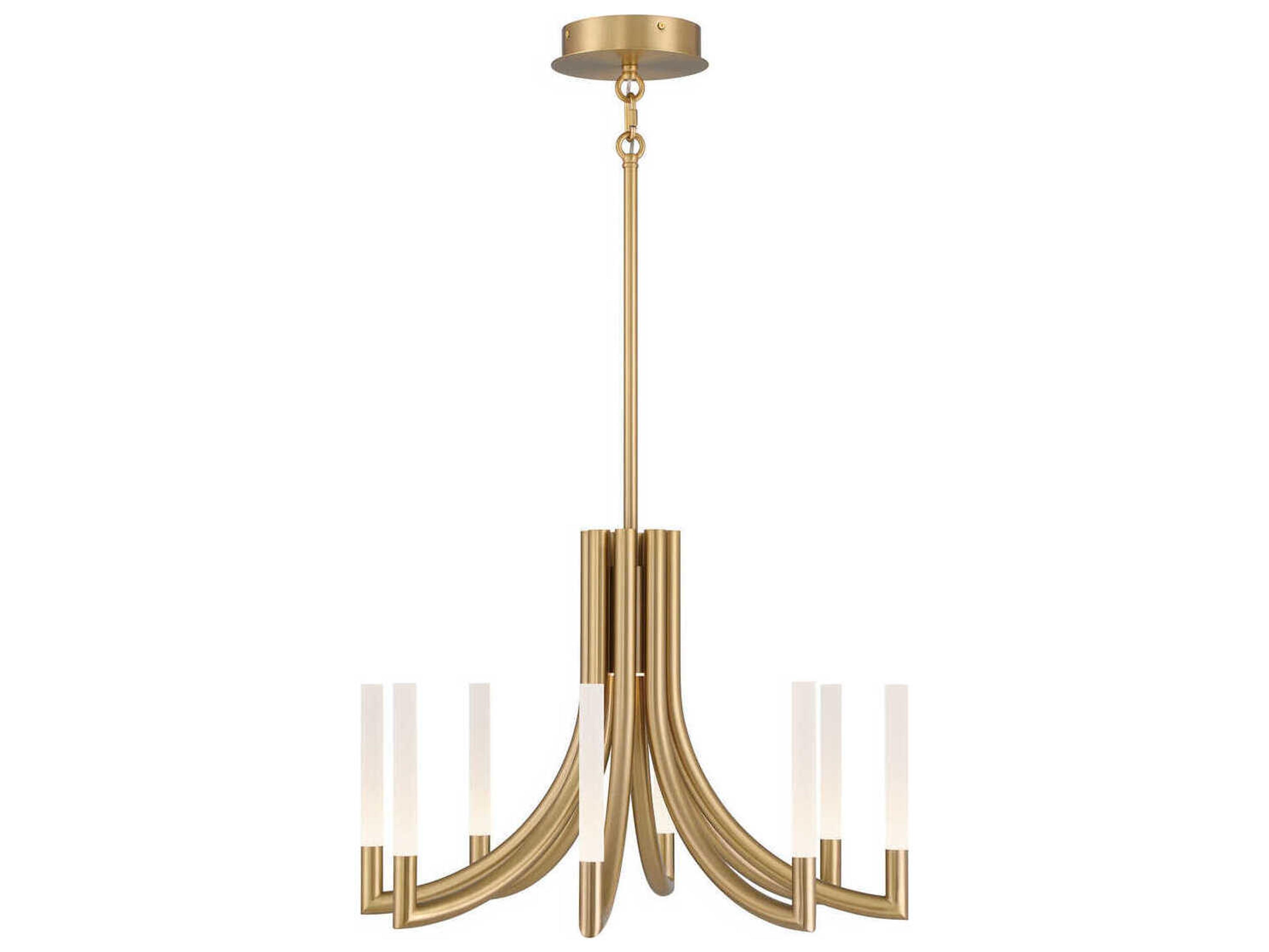 Eurofase Olette 8-Light Gold Linear Chandelier