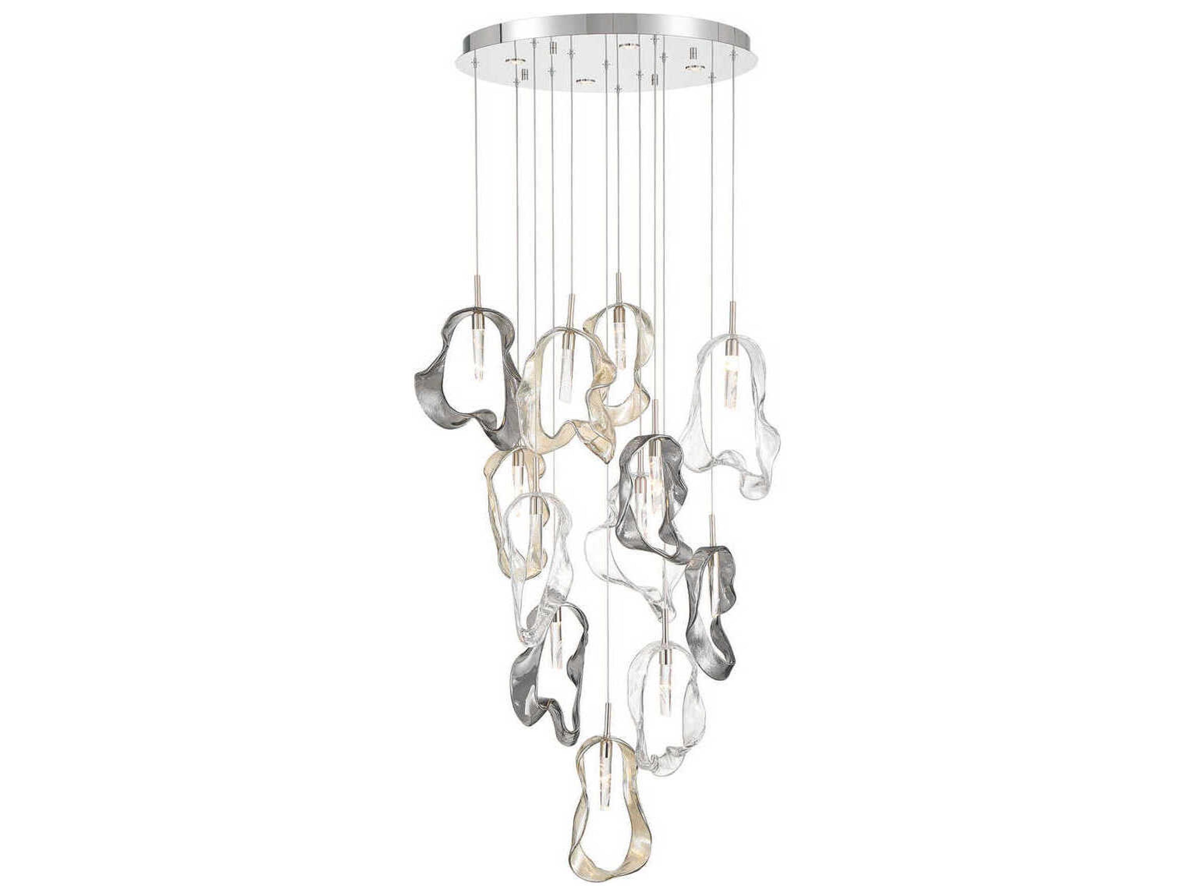 Eurofase Norah 16-Light Nickel Pendant