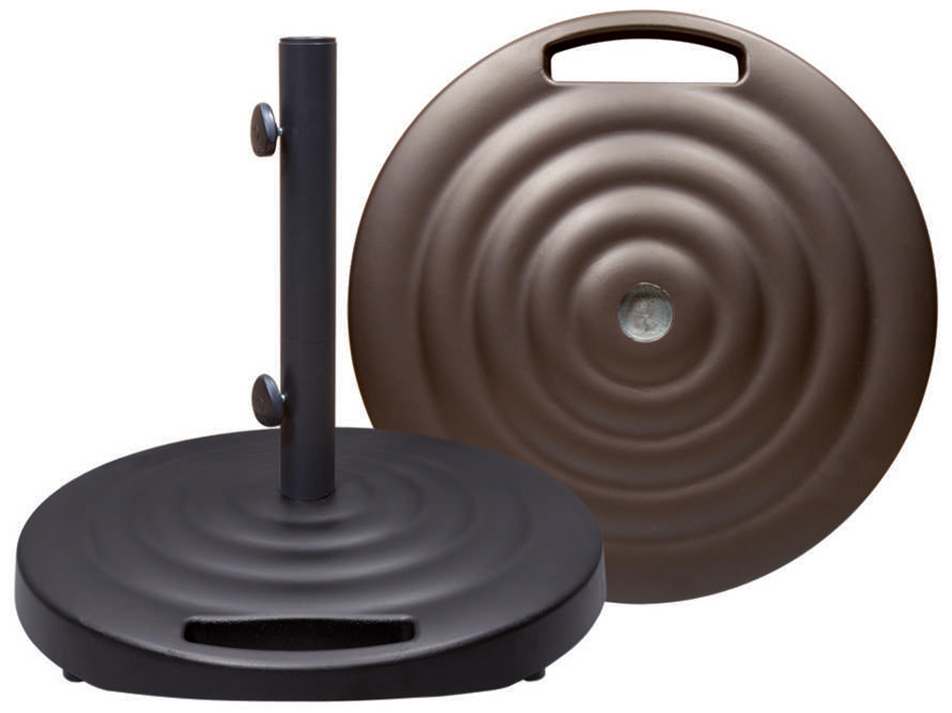 Treasure Garden 100lb Monaco Round Aluminum Base With Wheels And Handle