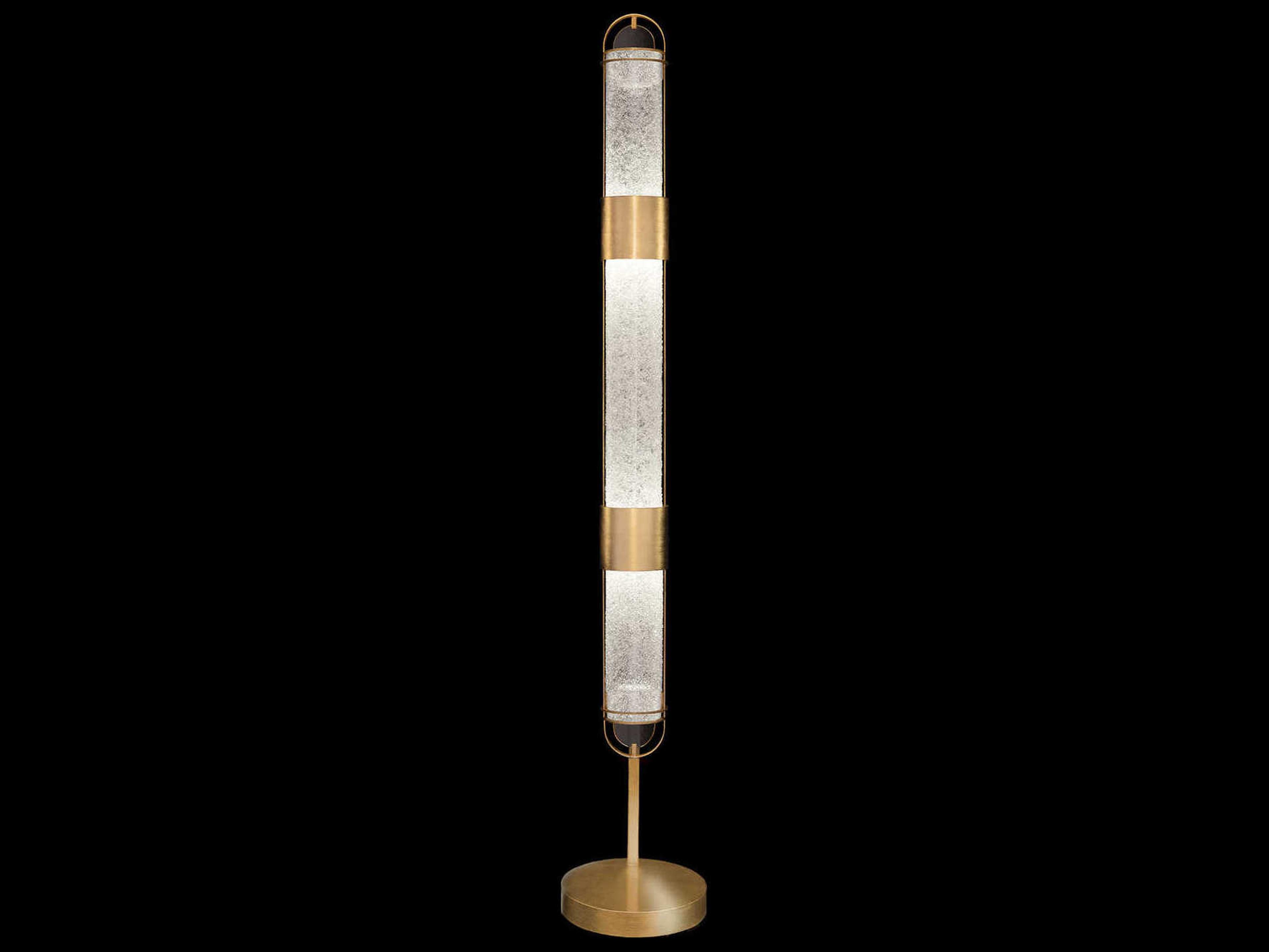Fine Art Handcrafted Lighting Bond Gold Floor Lamp