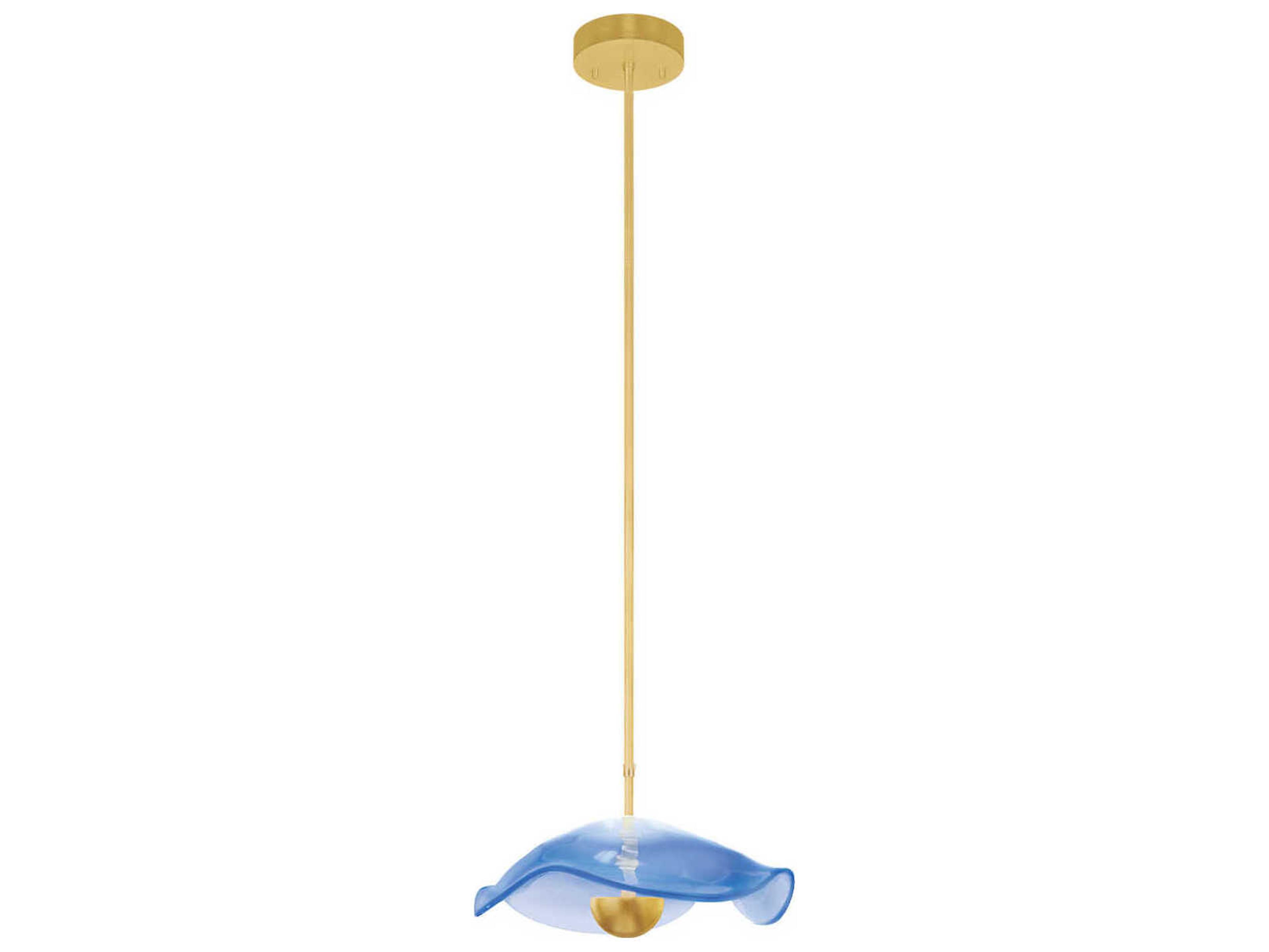 Fine Art Handcrafted Lighting Embark 1-Light Gold Mini Pendant