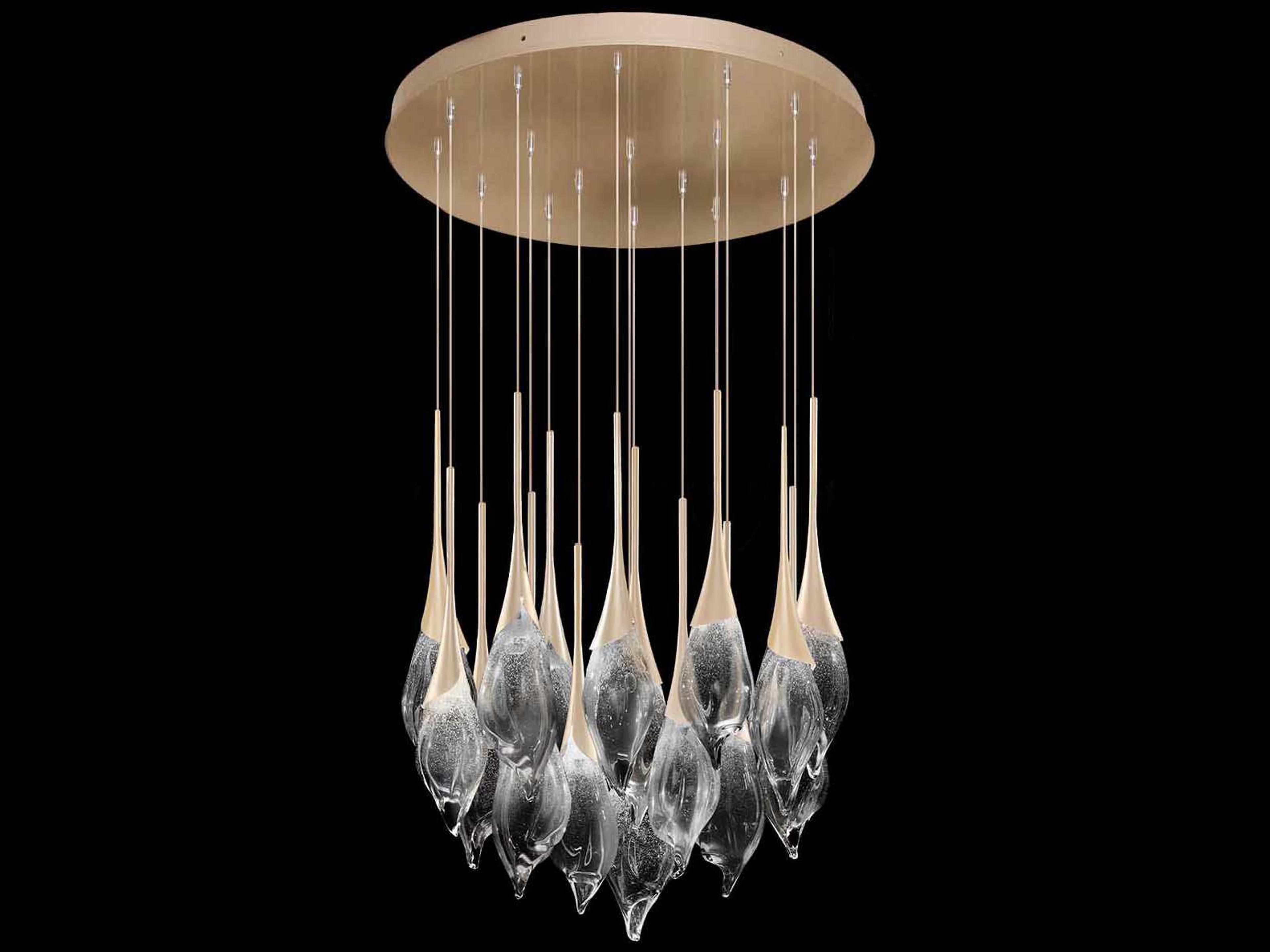 Fine Art Handcrafted Lighting Mayu Champagne Gold Pendant