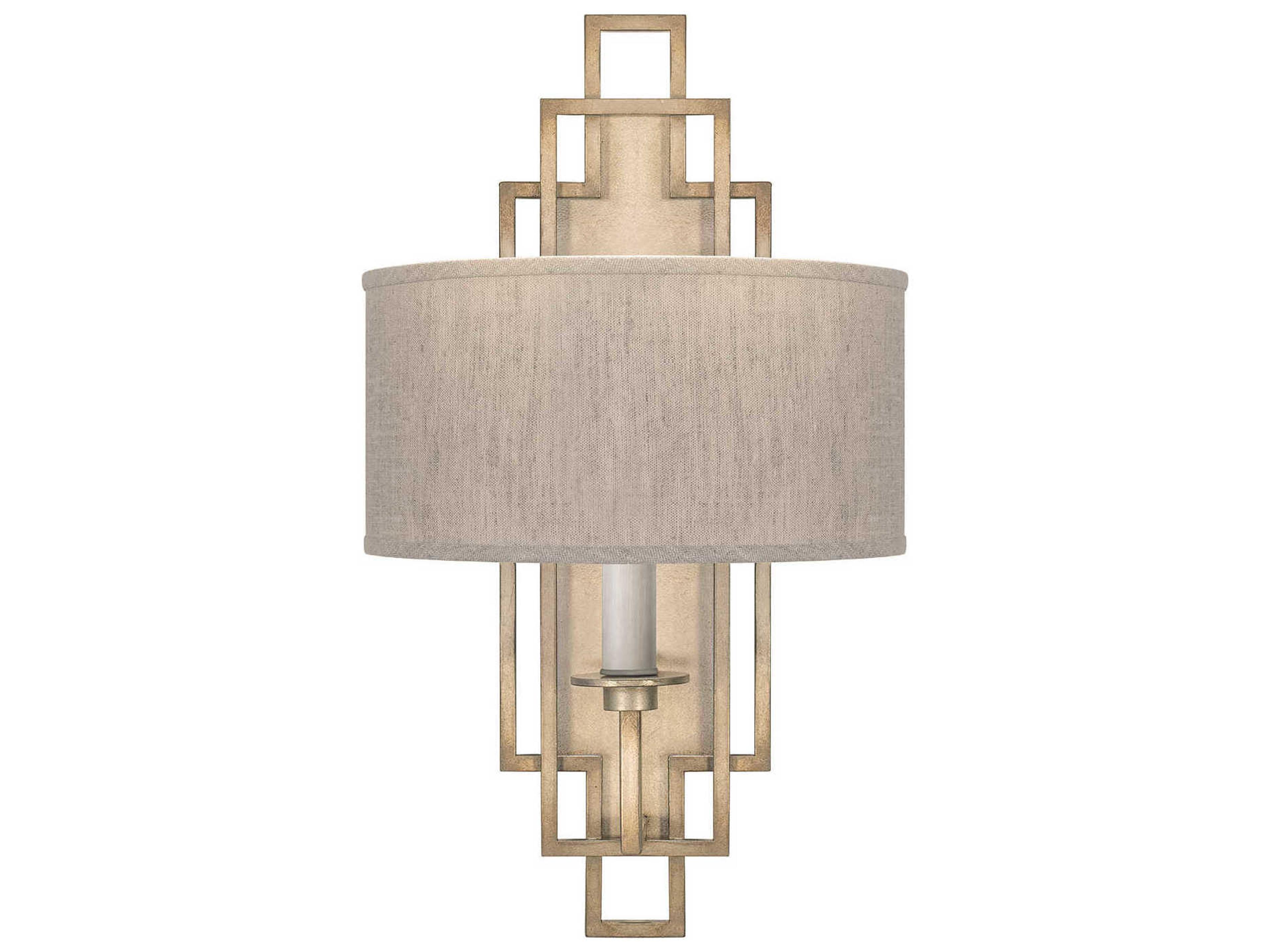 Fine Art Handcrafted Lighting Cienfuegos 1-Light Gold Leaf Wall Sconce