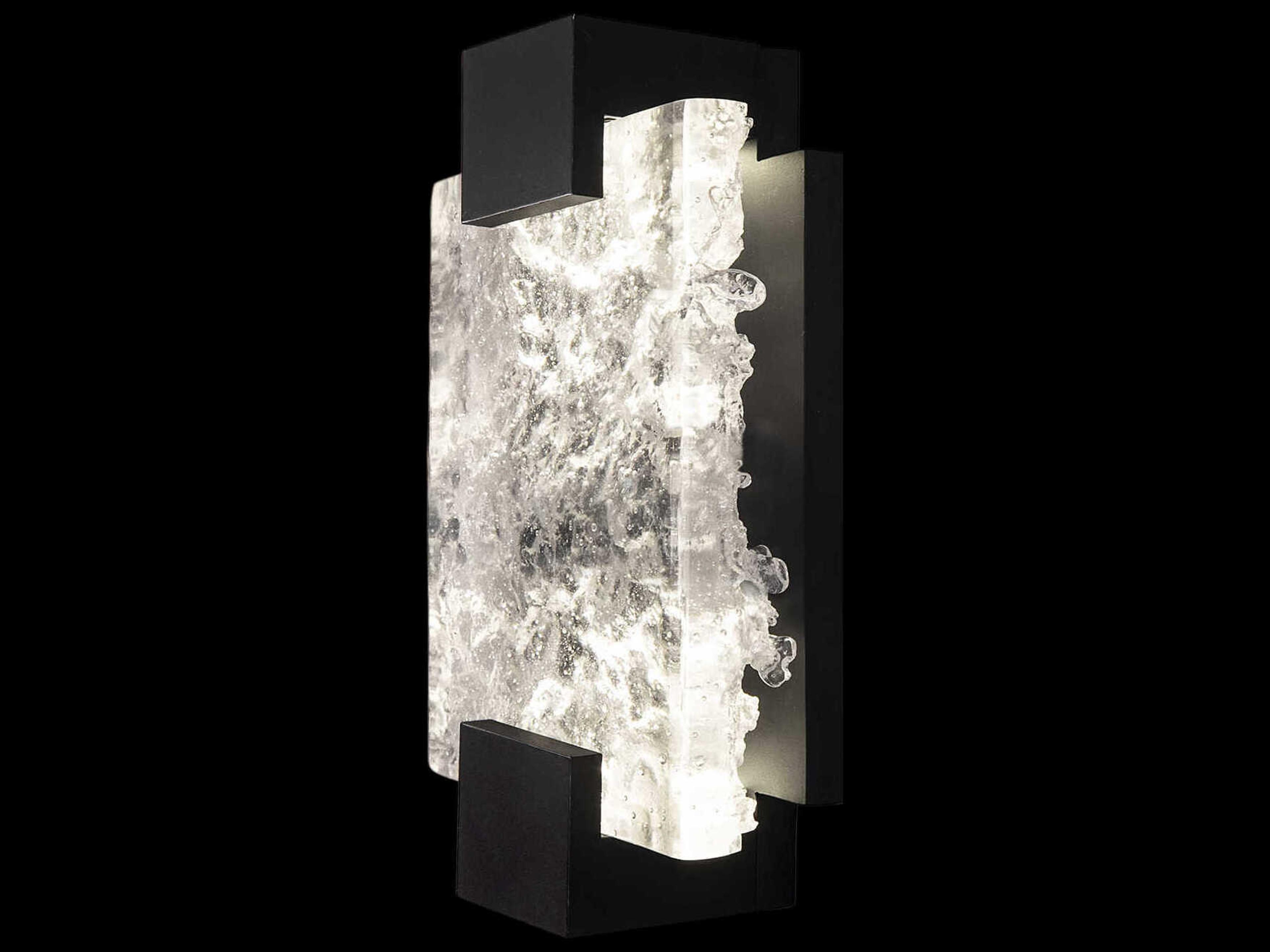 Terra 2-Light Black Wall Sconce