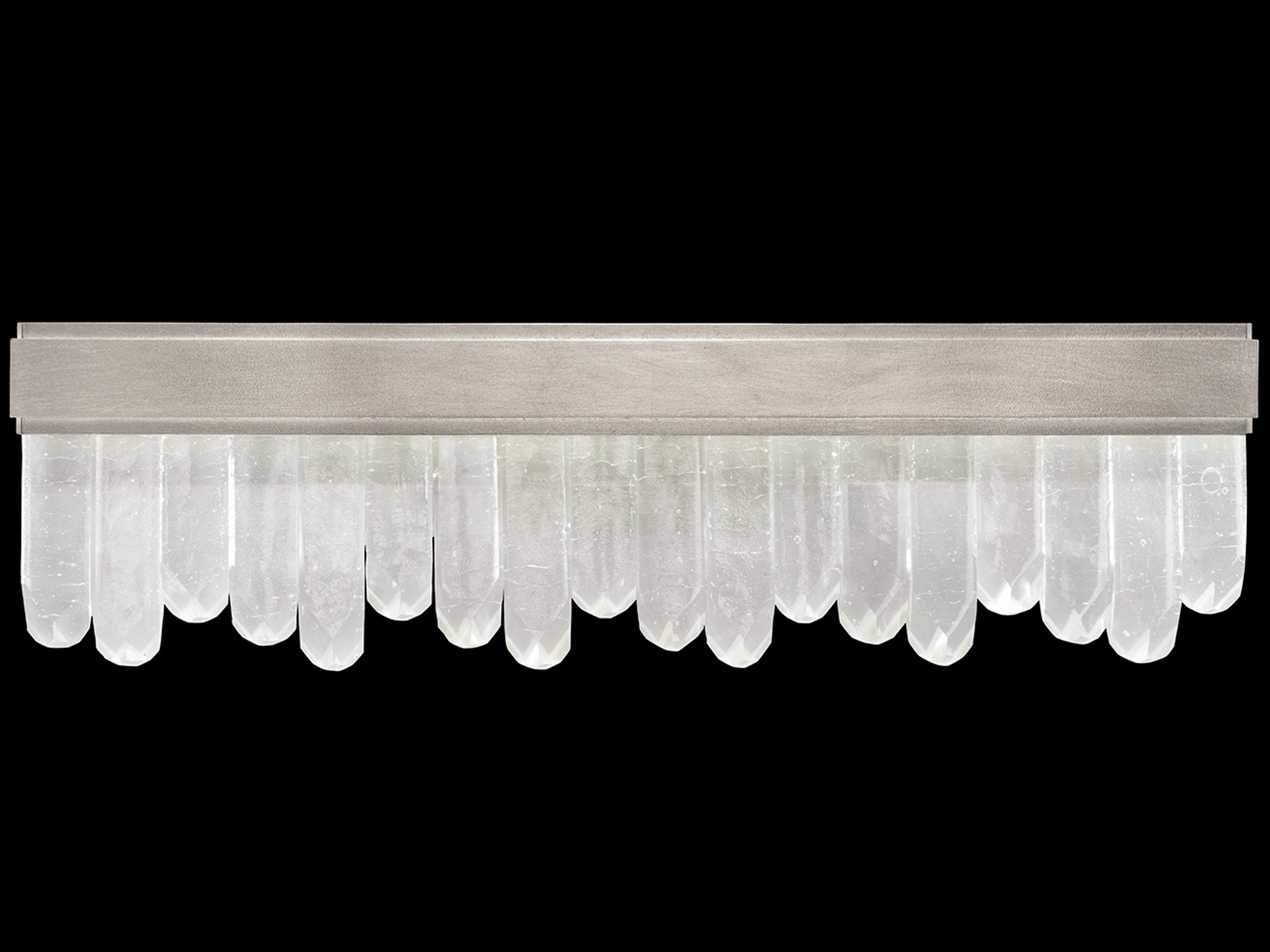 Fine Art Handcrafted Lighting Lior 12-Light Silver Crystal Glass Vanity Light