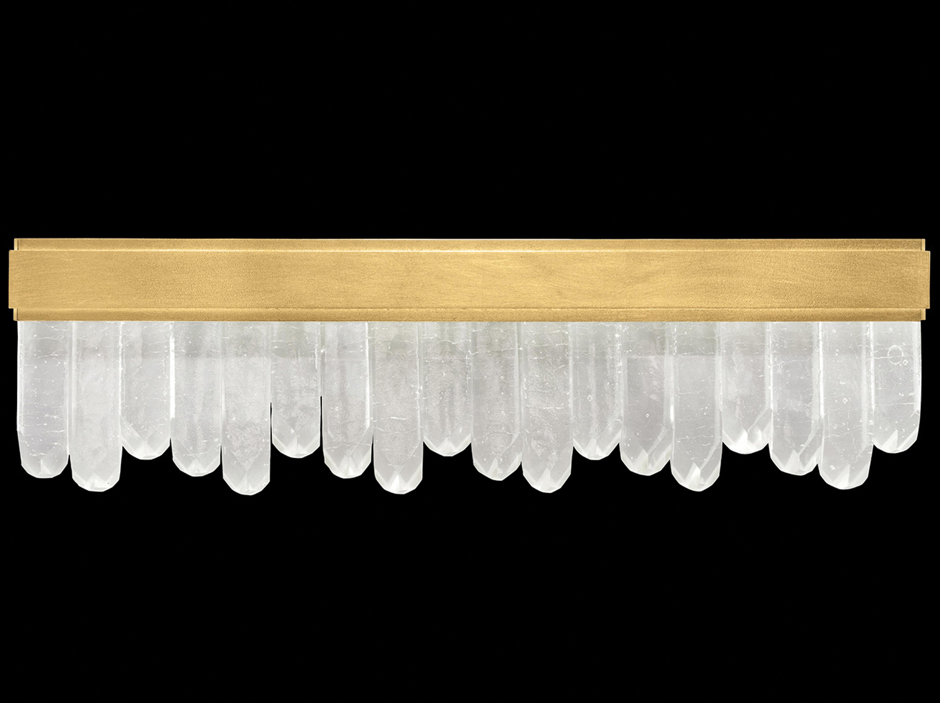 Fine Art Handcrafted Lighting Lior 12-Light Gold Crystal Glass Vanity Light