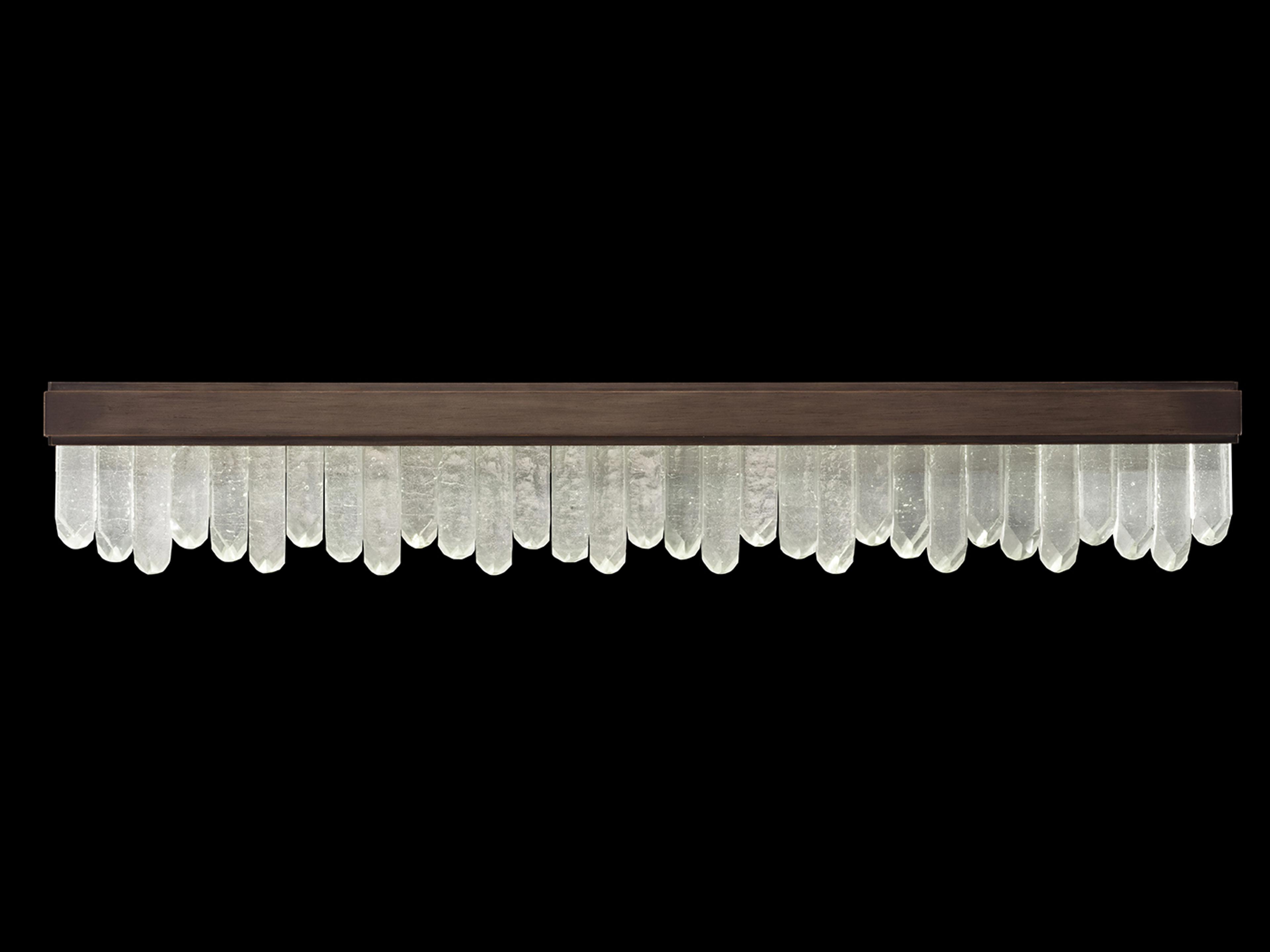 Fine Art Handcrafted Lighting Lior 20-Light Bronze Crystal Glass Vanity Light