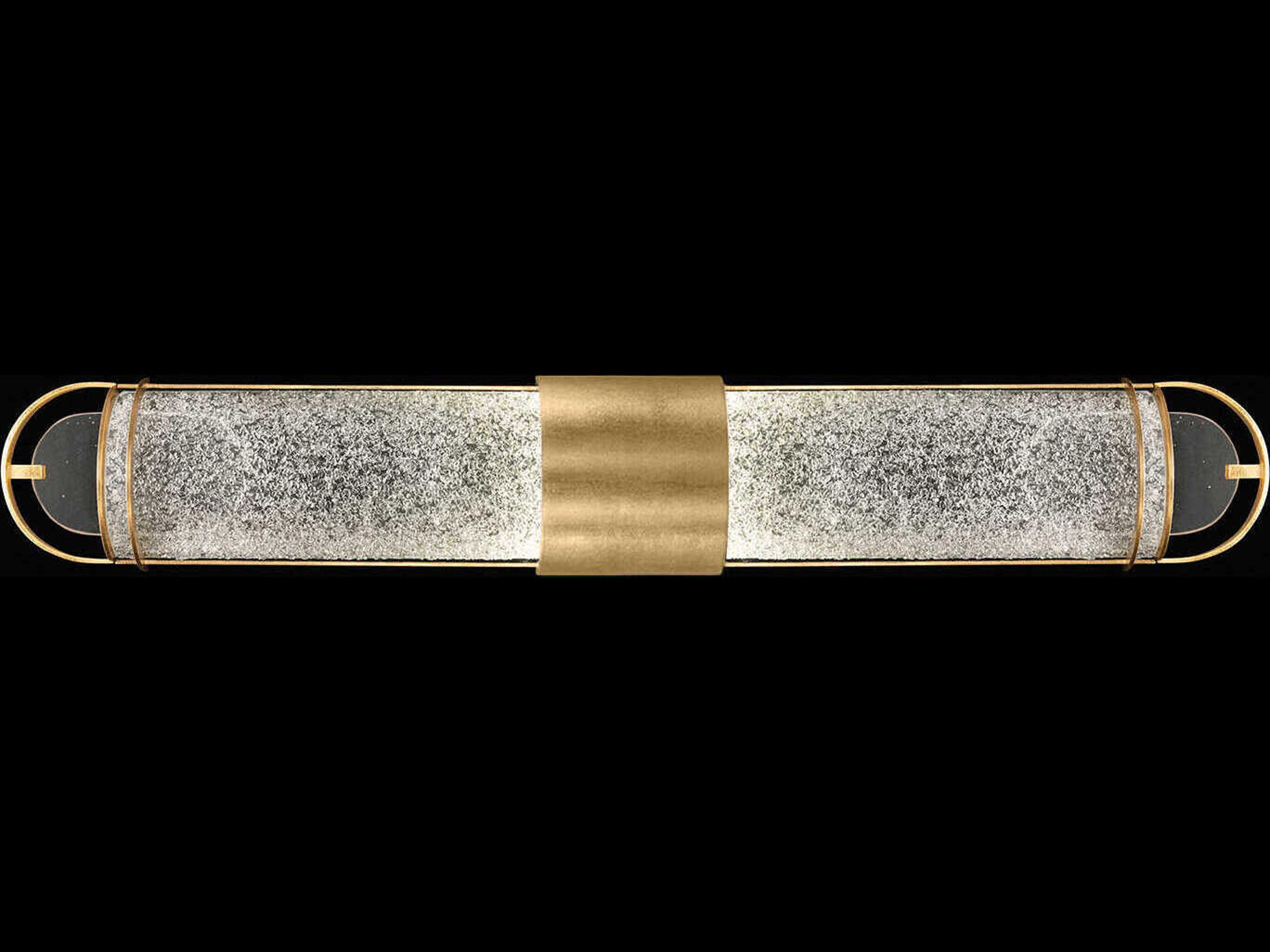 Fine Art Handcrafted Lighting Bond 2-Light Gold Vanity Light