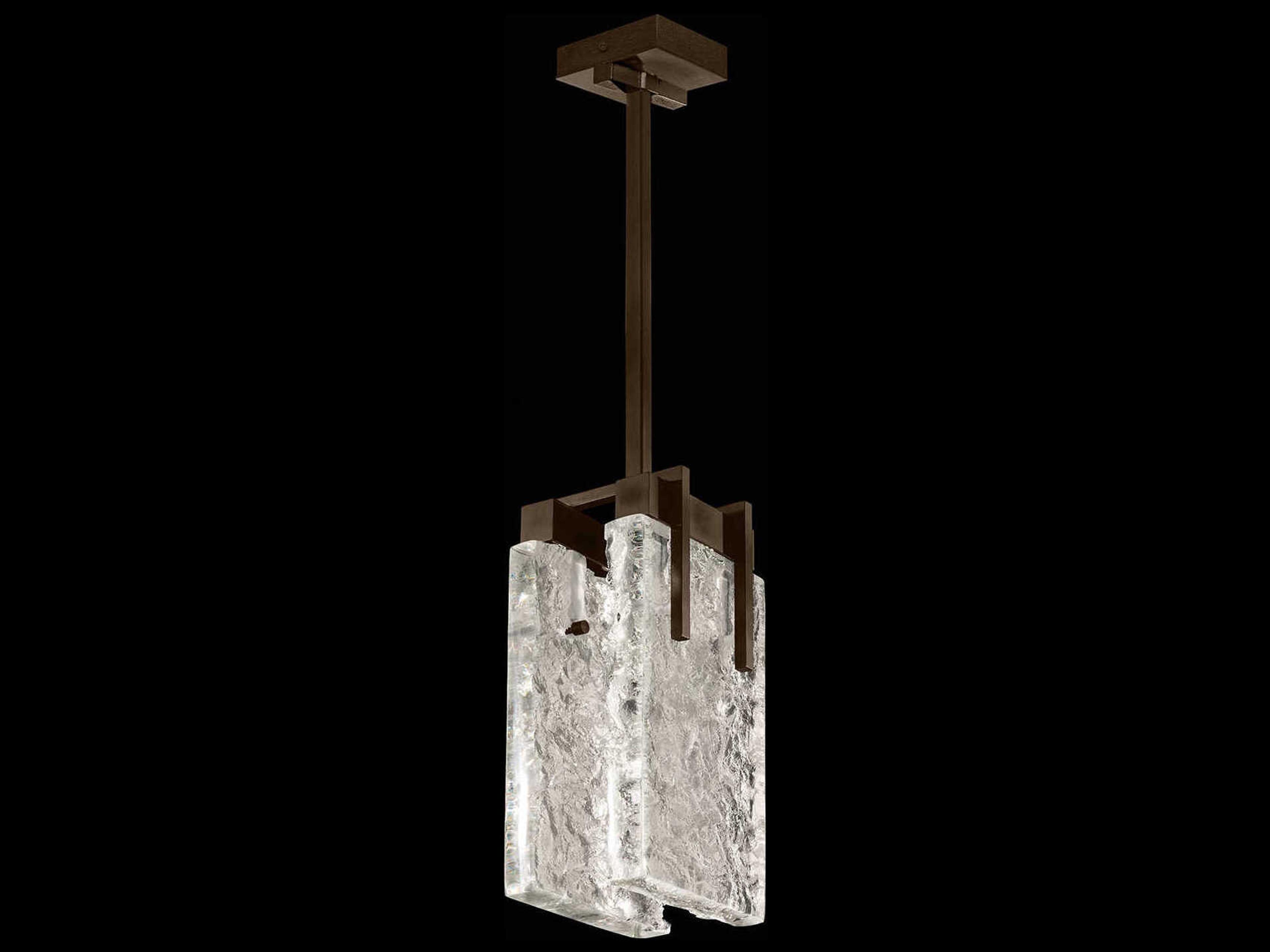 Terra 2-Light Bronze Geometric Mini Pendant